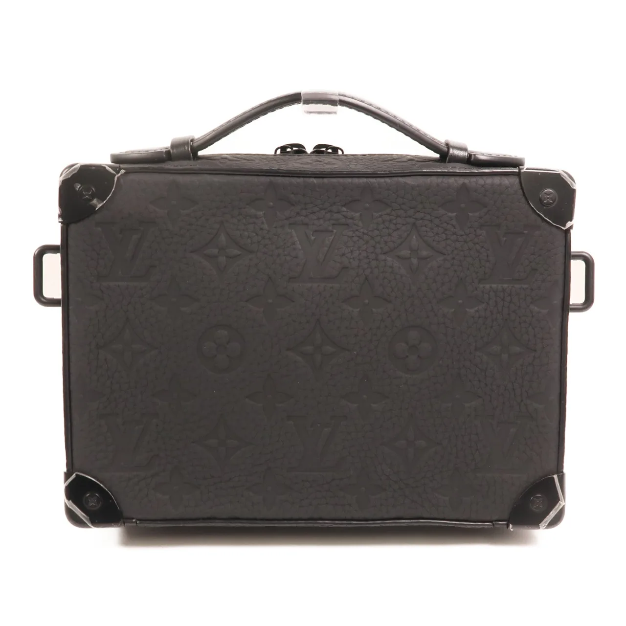 LOUIS VUITTON Soft Trunk M59163 兩用包 牛皮 黑色 / Black 牛皮 中古品A - 縮圖 2