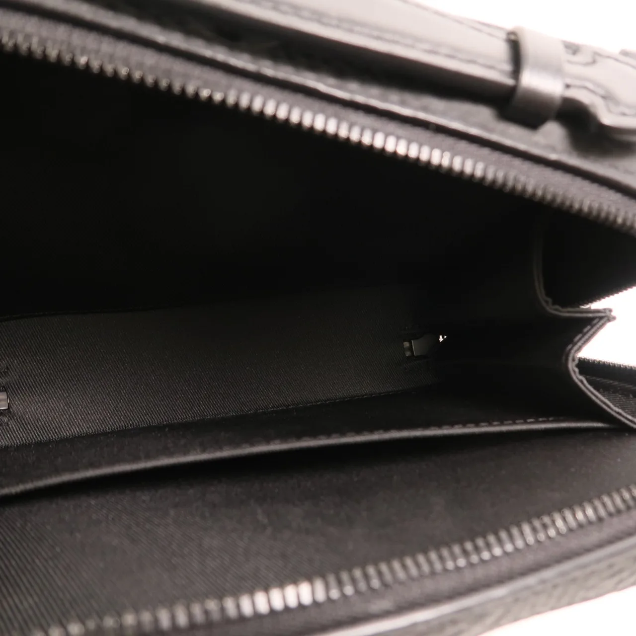 LOUIS VUITTON Soft Trunk M59163 兩用包 牛皮 黑色 / Black 牛皮 中古品A - 縮圖 5