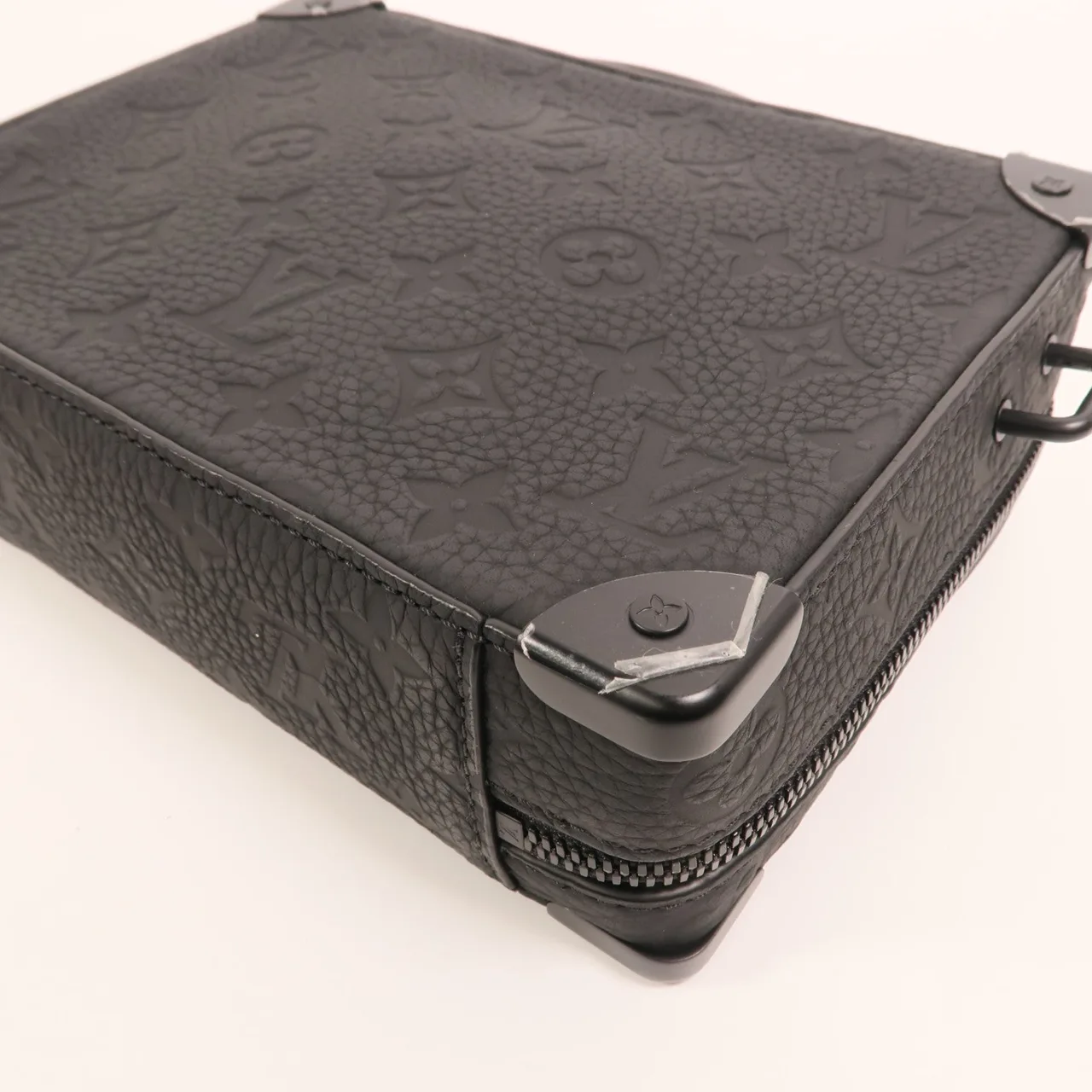 LOUIS VUITTON Soft Trunk M59163 兩用包 牛皮 黑色 / Black 牛皮 中古品A - 縮圖 11
