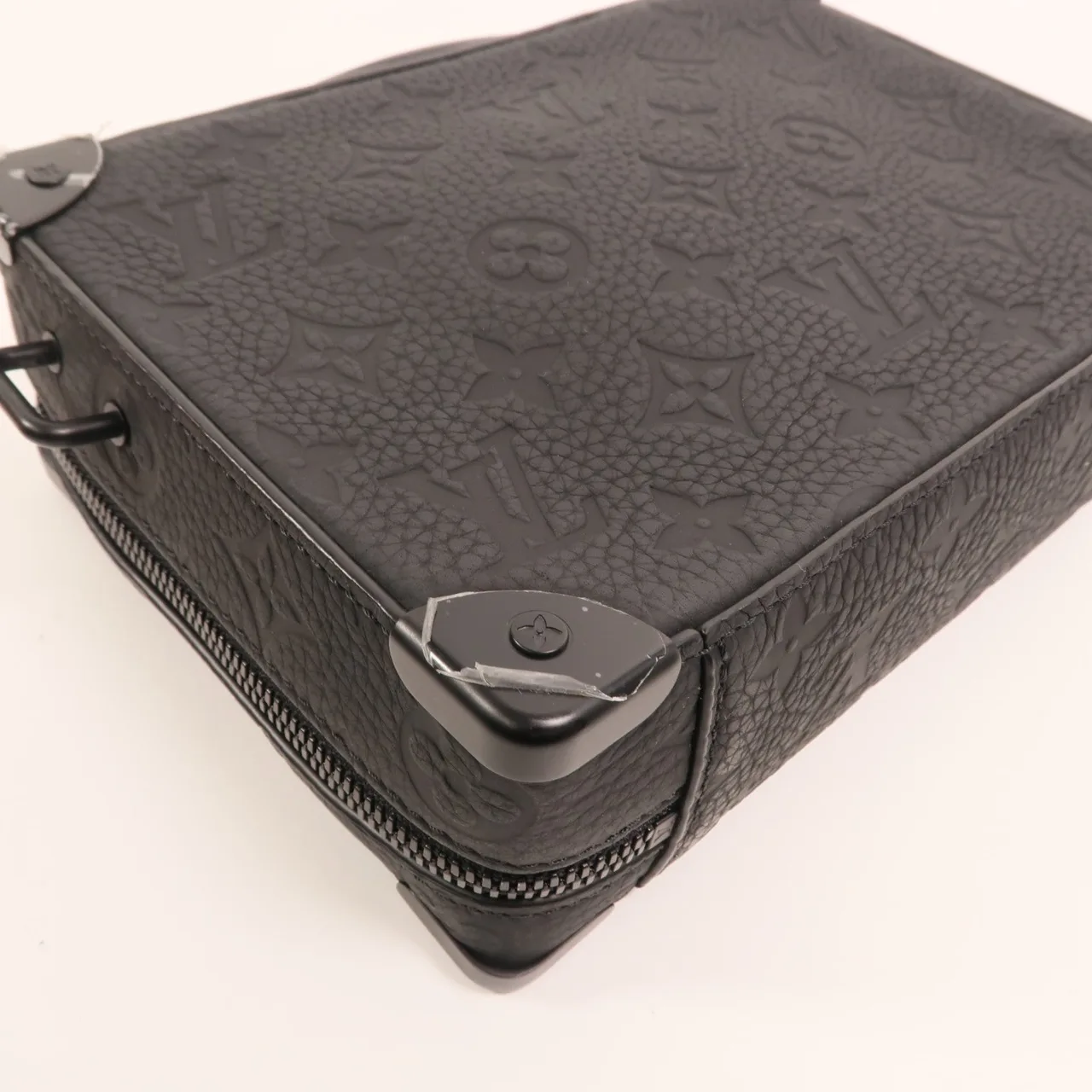 LOUIS VUITTON Soft Trunk M59163 兩用包 牛皮 黑色 / Black 牛皮 中古品A - 縮圖 12