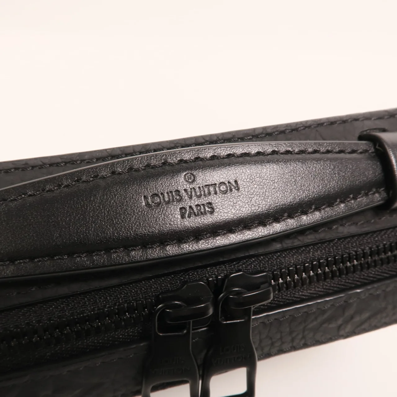 LOUIS VUITTON Soft Trunk M59163 兩用包 牛皮 黑色 / Black 牛皮 中古品A - 縮圖 13
