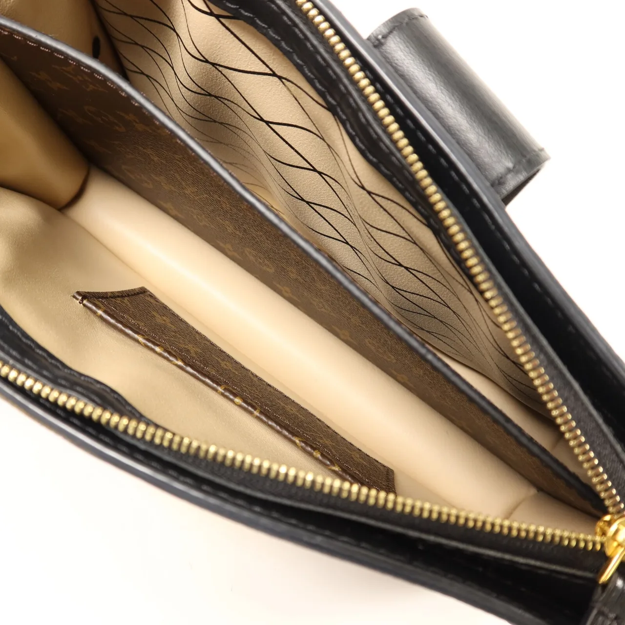 LOUIS VUITTON Trunk M43596 肩背包 塗層帆布 棕色 塗層帆布 中古品B - 縮圖 5