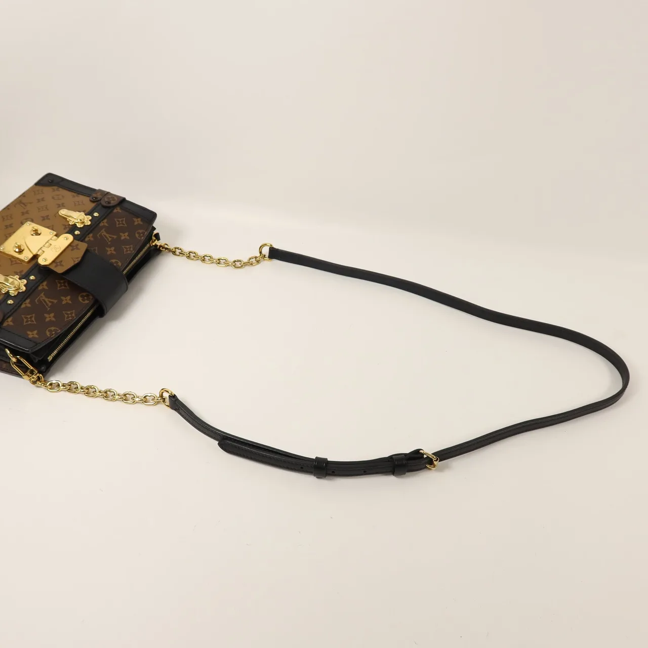 LOUIS VUITTON Trunk M43596 肩背包 塗層帆布 棕色 塗層帆布 中古品B - 縮圖 7