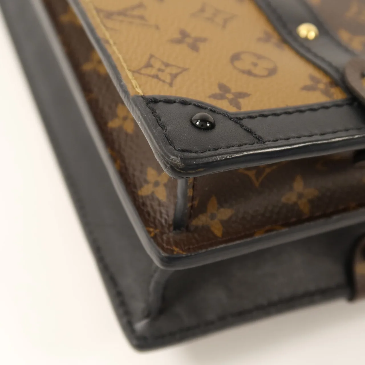 LOUIS VUITTON Trunk M43596 肩背包 塗層帆布 棕色 塗層帆布 中古品B - 縮圖 12