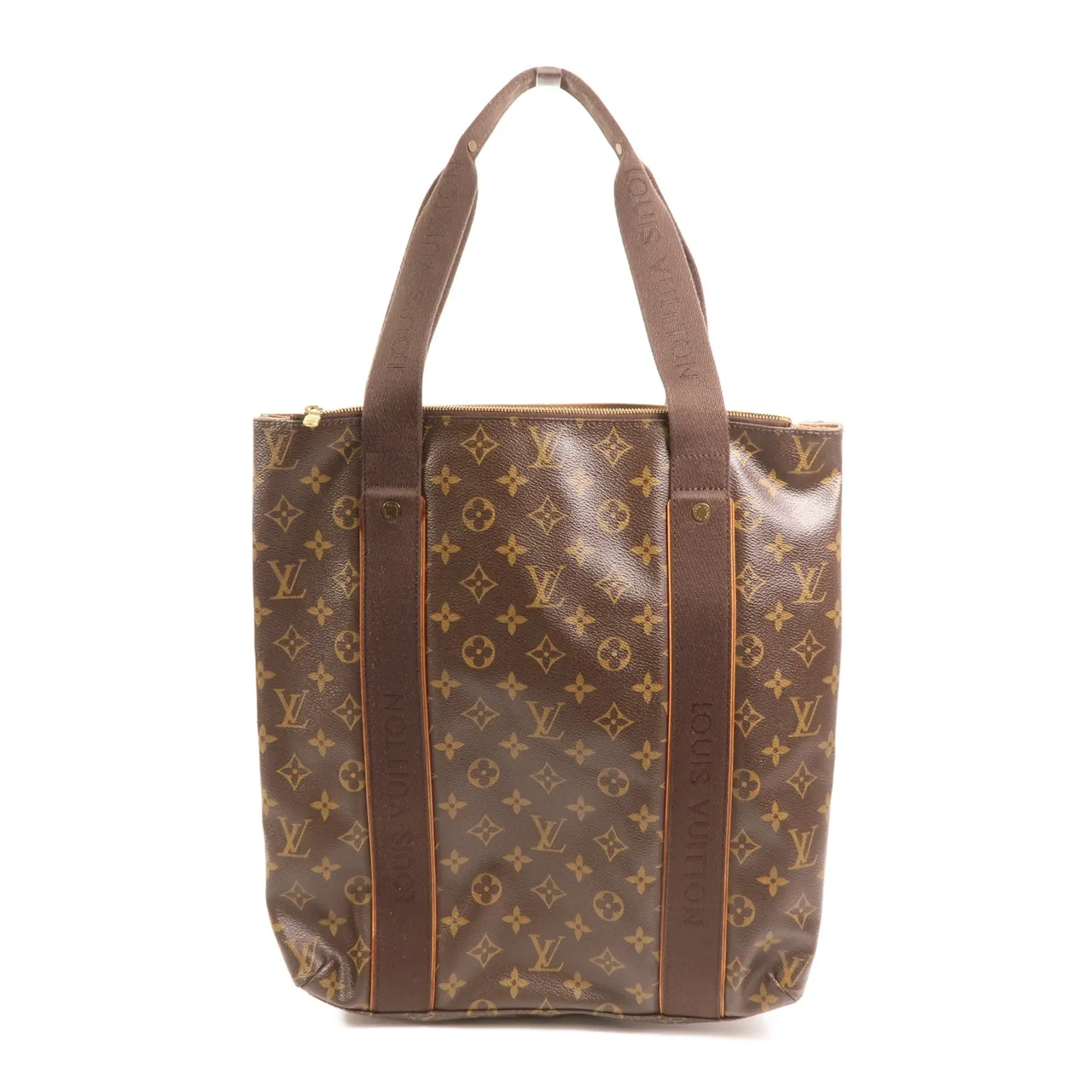 LOUIS VUITTON Cabas Beaubourg M53013 托特包 塗層帆布 棕色 塗層帆布 中古品B - 縮圖 3