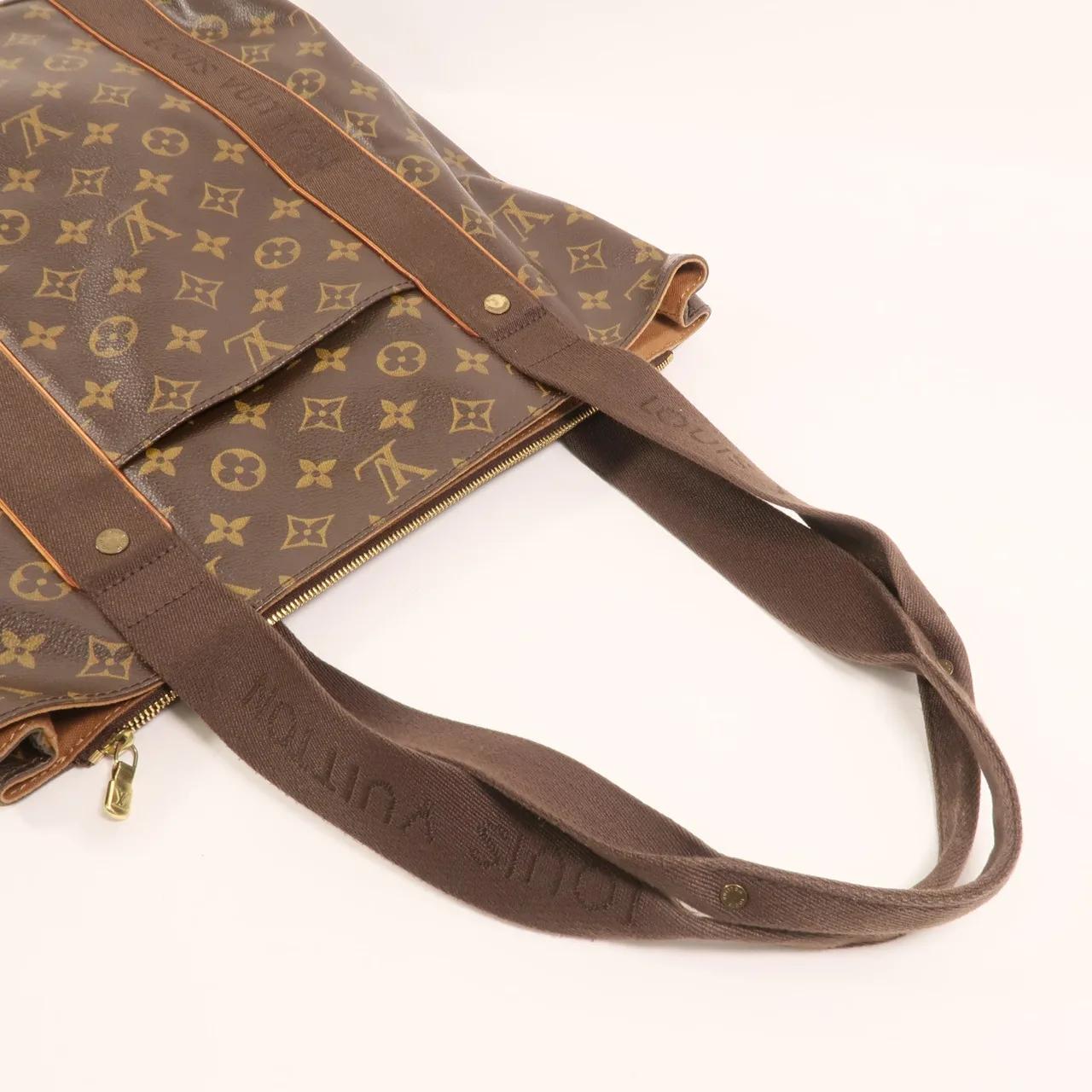 LOUIS VUITTON Cabas Beaubourg M53013 托特包 塗層帆布 棕色 塗層帆布 中古品B - 縮圖 8