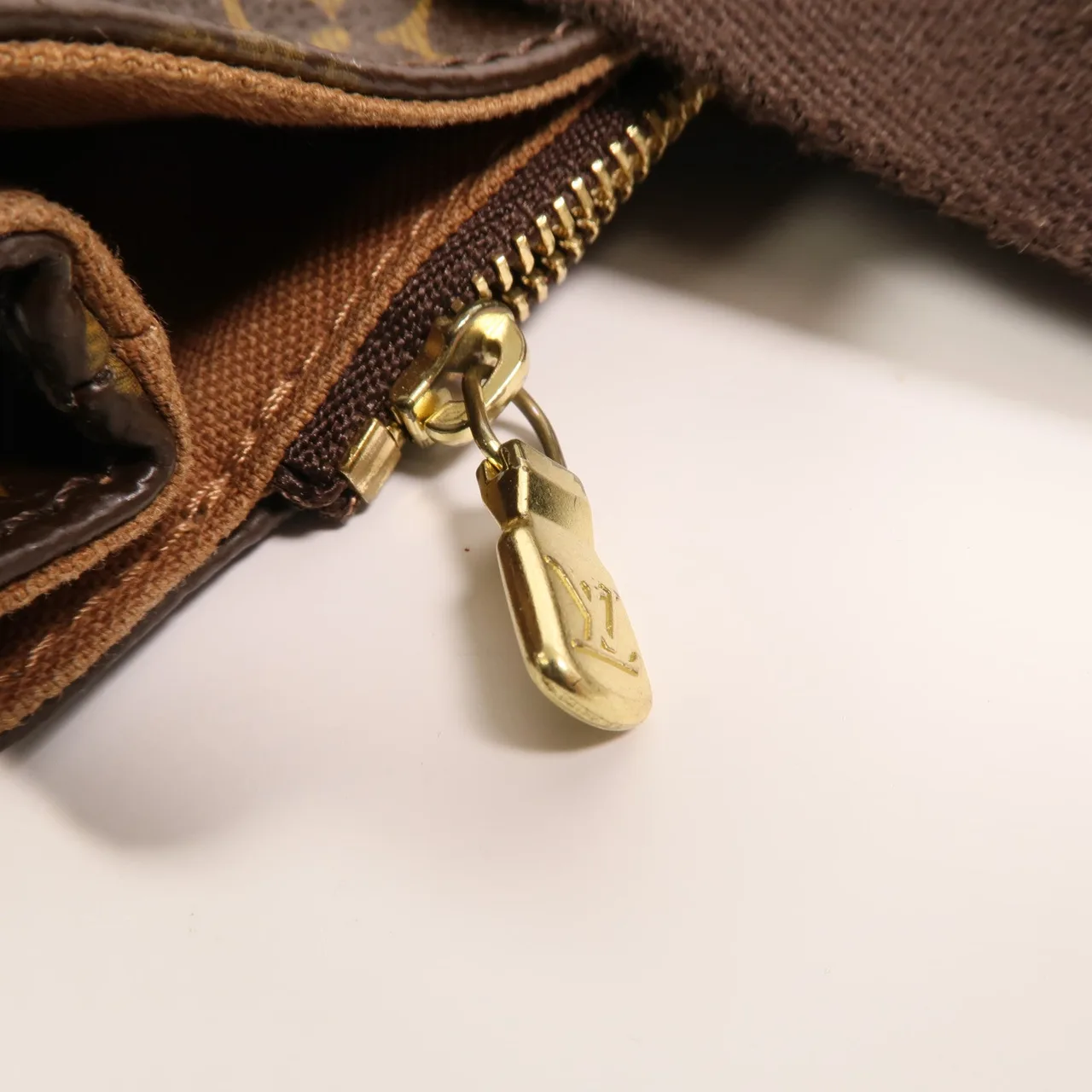 LOUIS VUITTON Cabas Beaubourg M53013 托特包 塗層帆布 棕色 塗層帆布 中古品B - 縮圖 14