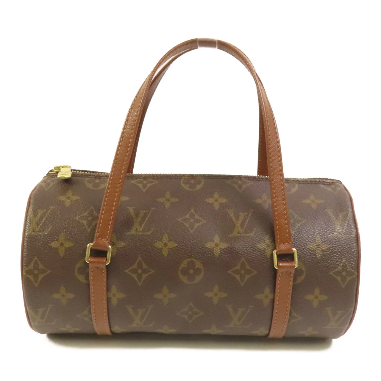 LOUIS VUITTON Papillon M51366 手提包 塗層帆布 棕色