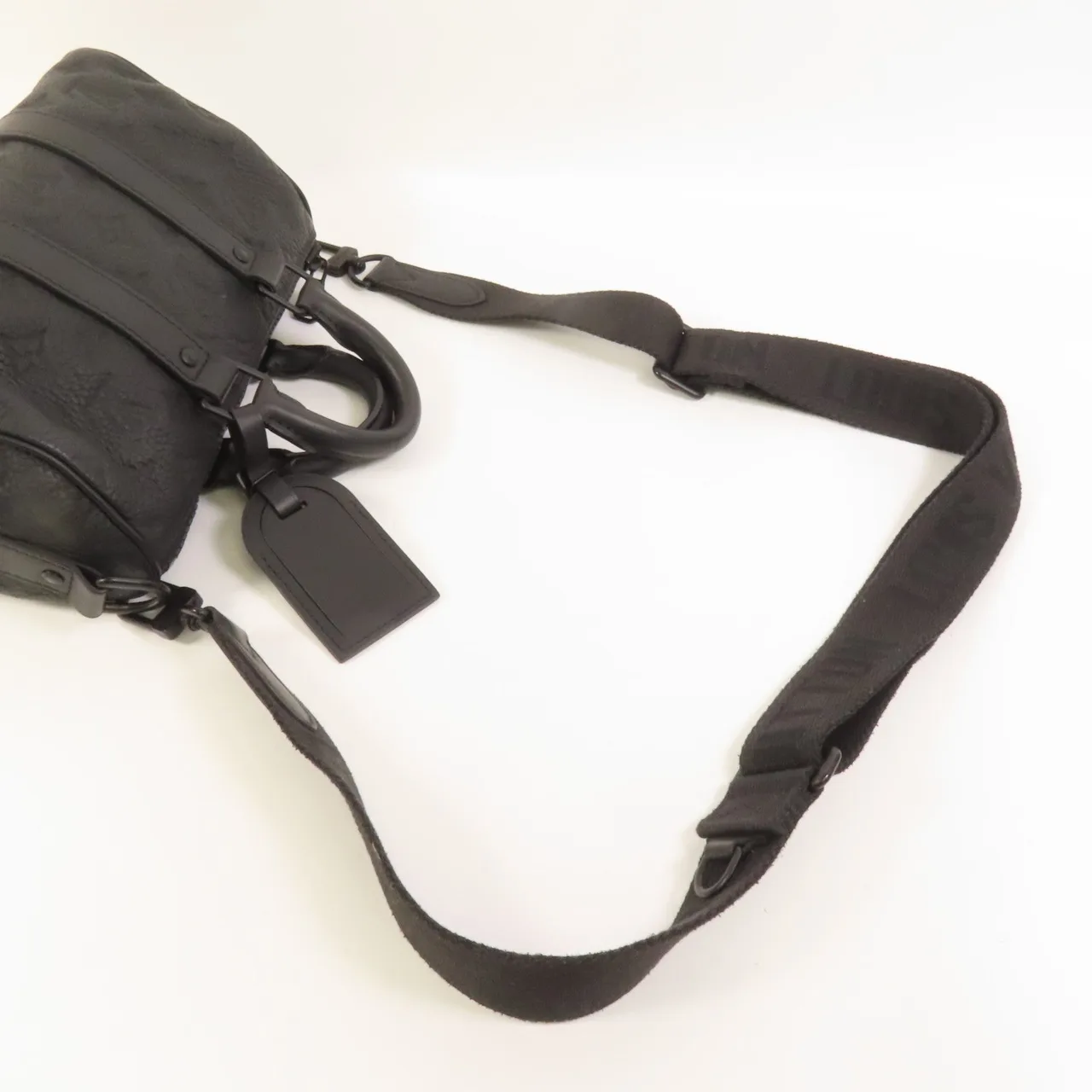 LOUIS VUITTON Keepall M20900 2-Way Bag Calfskin 黑色 / Black Calfskin Rank B - Thumbnail 5