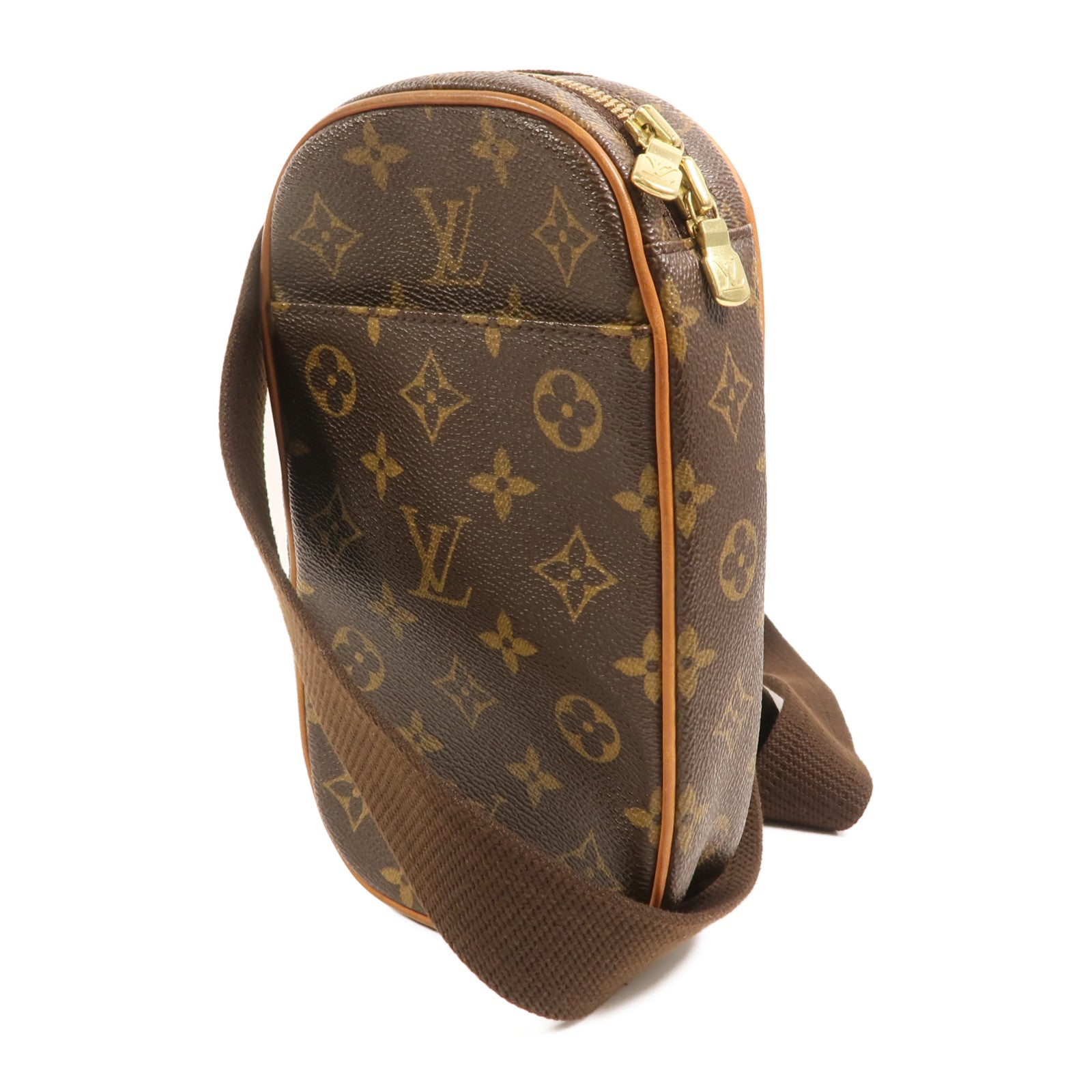 LOUIS VUITTON Pochette Gange M51870 Belt Bag Coated Canvas 3