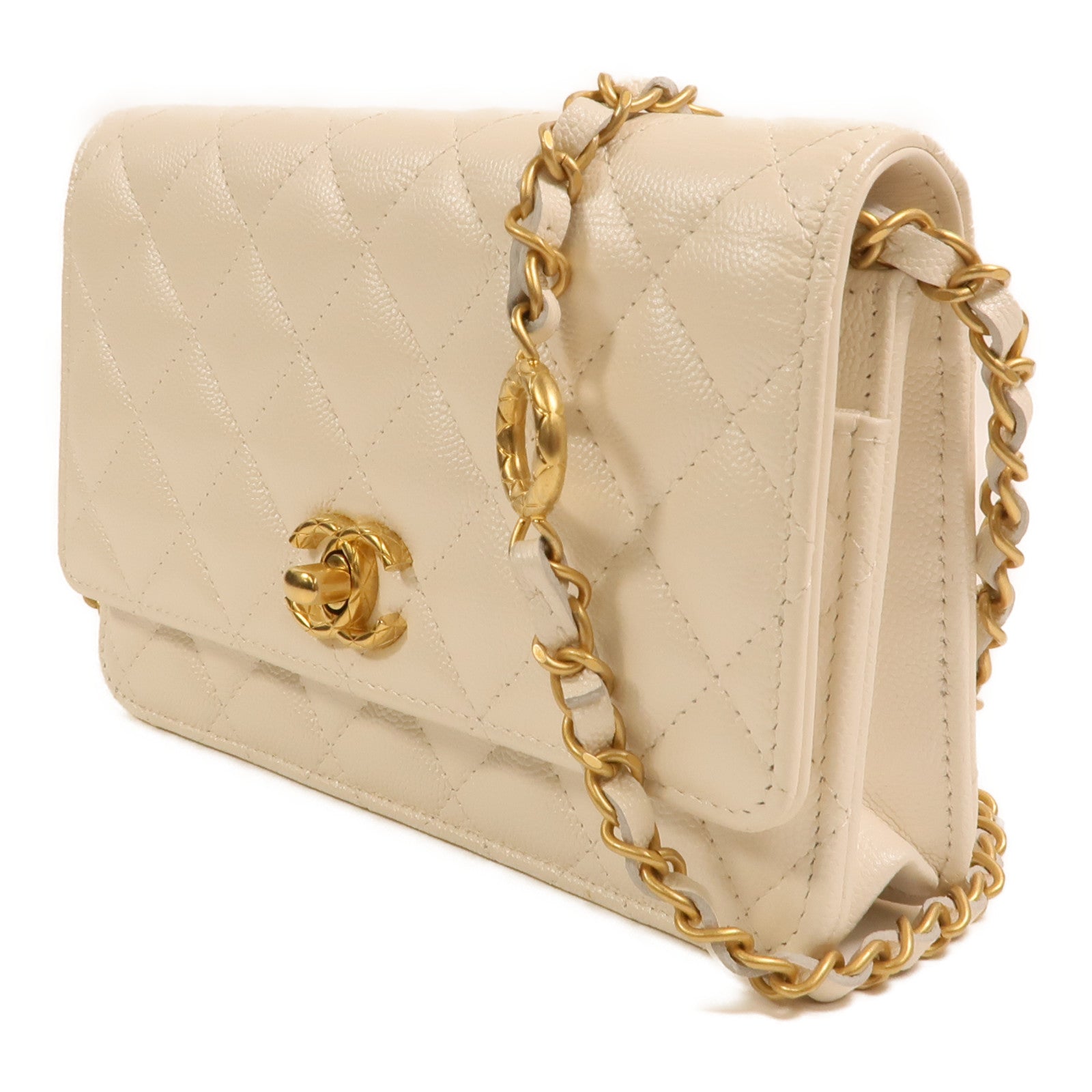 LOUIS VUITTON WOC Shoulder Bag Calfskin 3