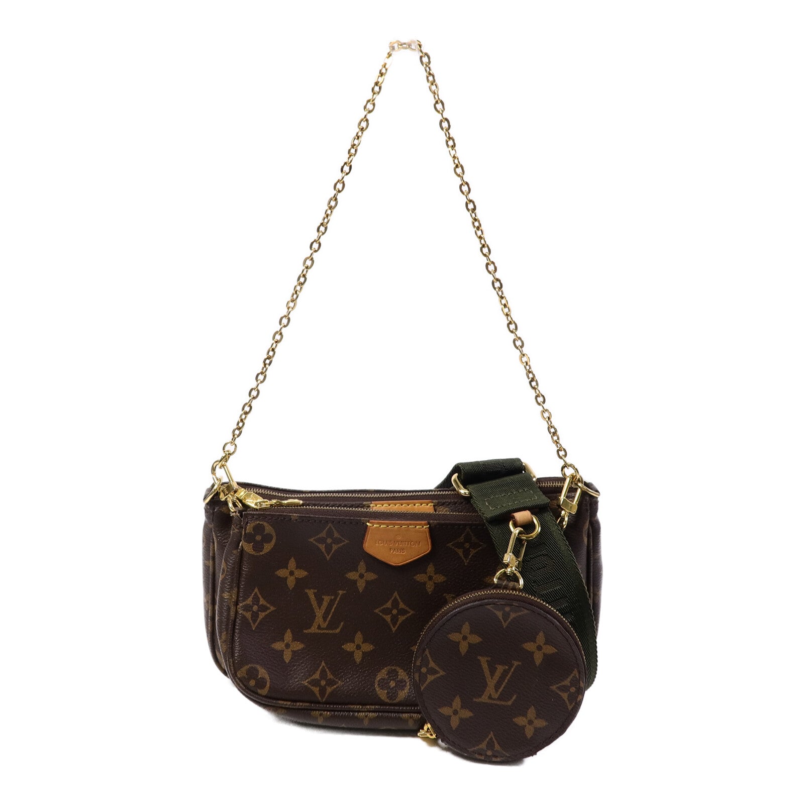 LOUIS VUITTON Multi Pochette M44813 2-Way Bag Coated Canvas