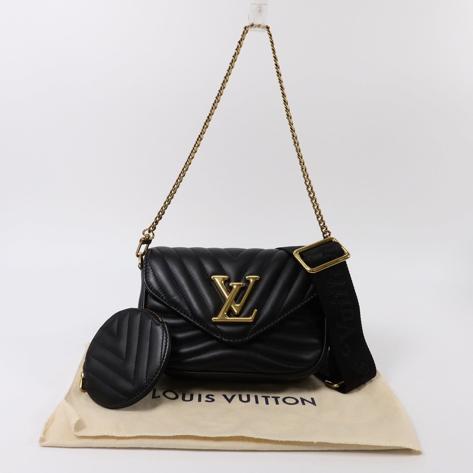 LOUIS VUITTON Multi Pochette M56461 2-Way Bag Calfskin 9