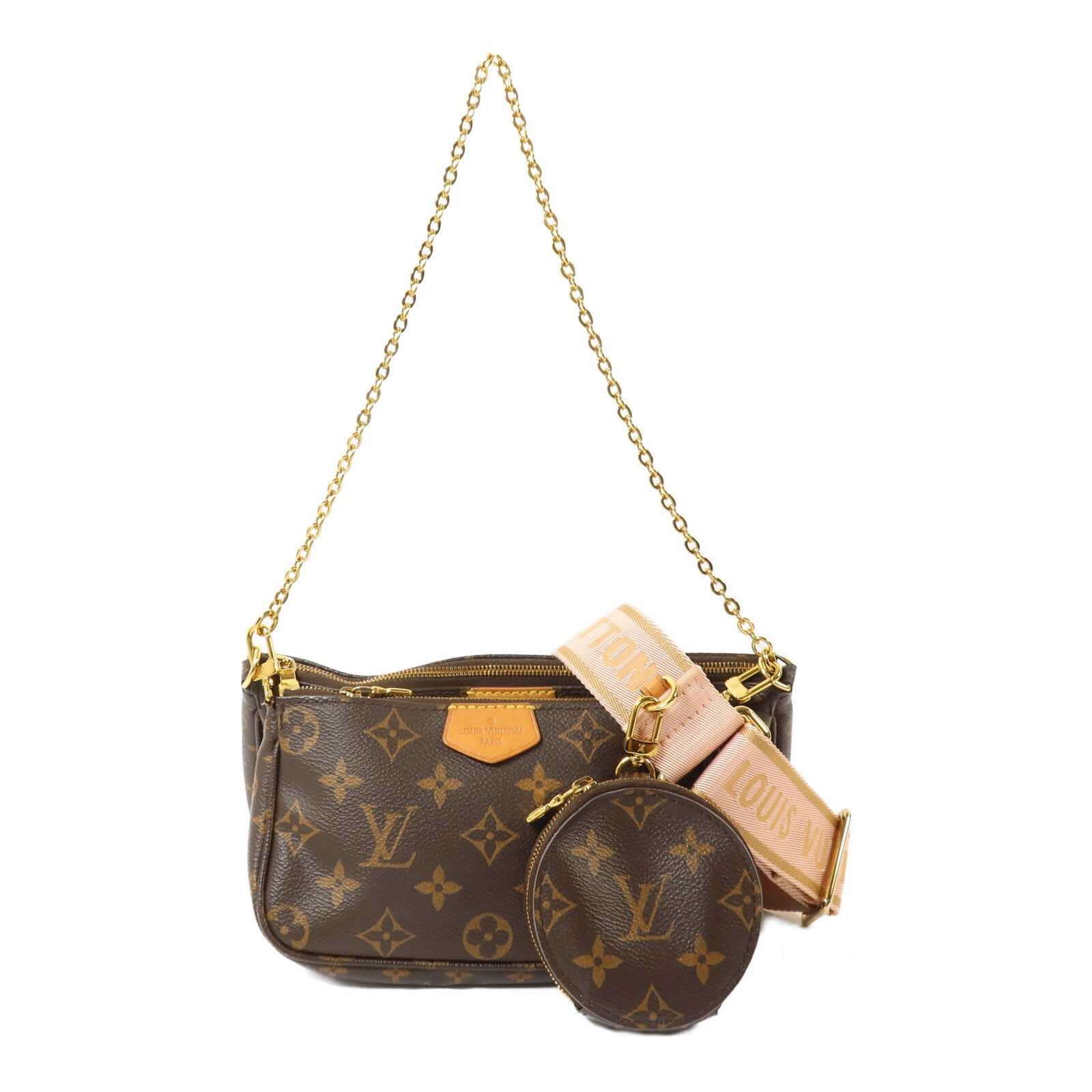 LOUIS VUITTON Multi Pochette M44840 2-Way Bag Coated Canvas