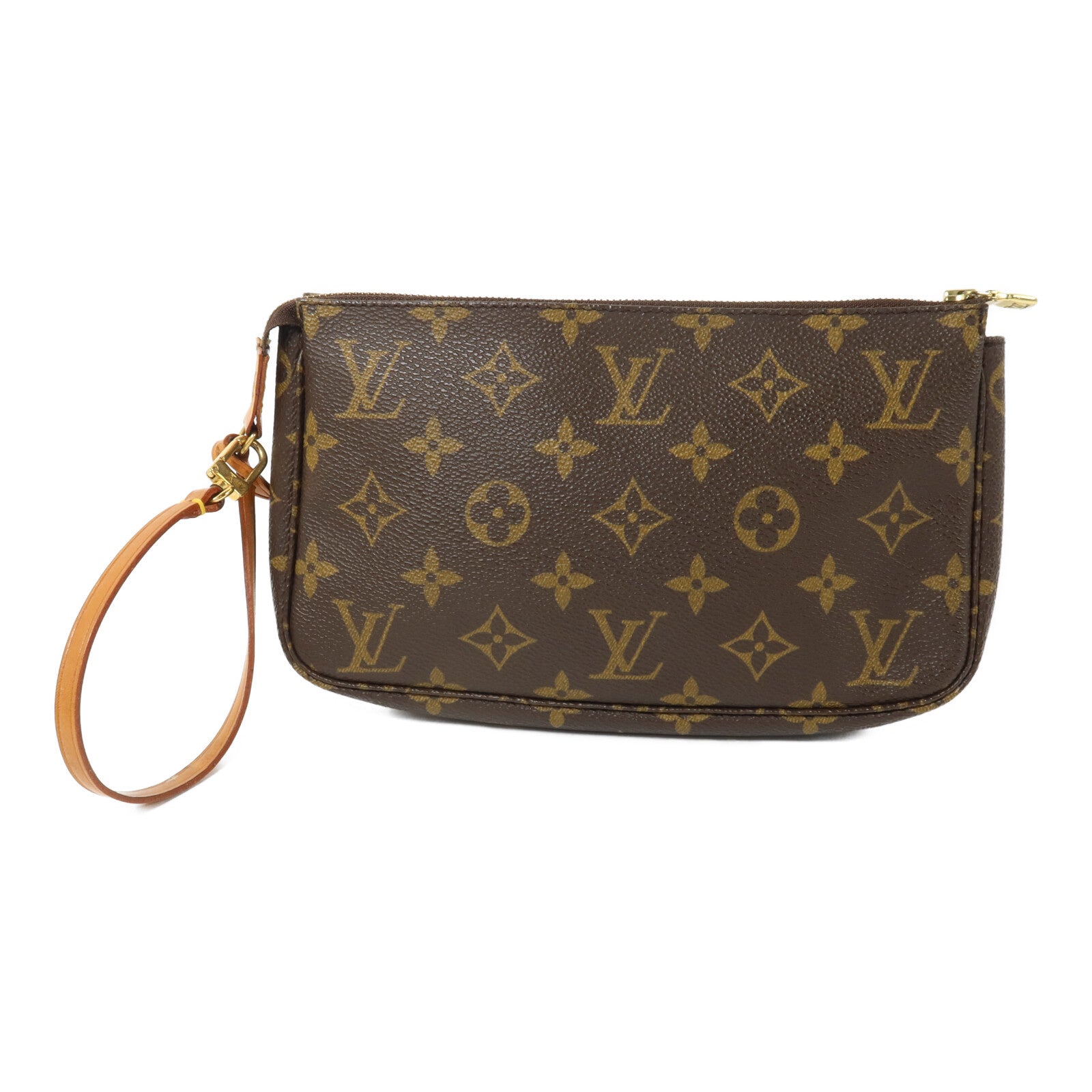 LOUIS VUITTON Pochette Accessoires M51980 Bag Coated Canvas