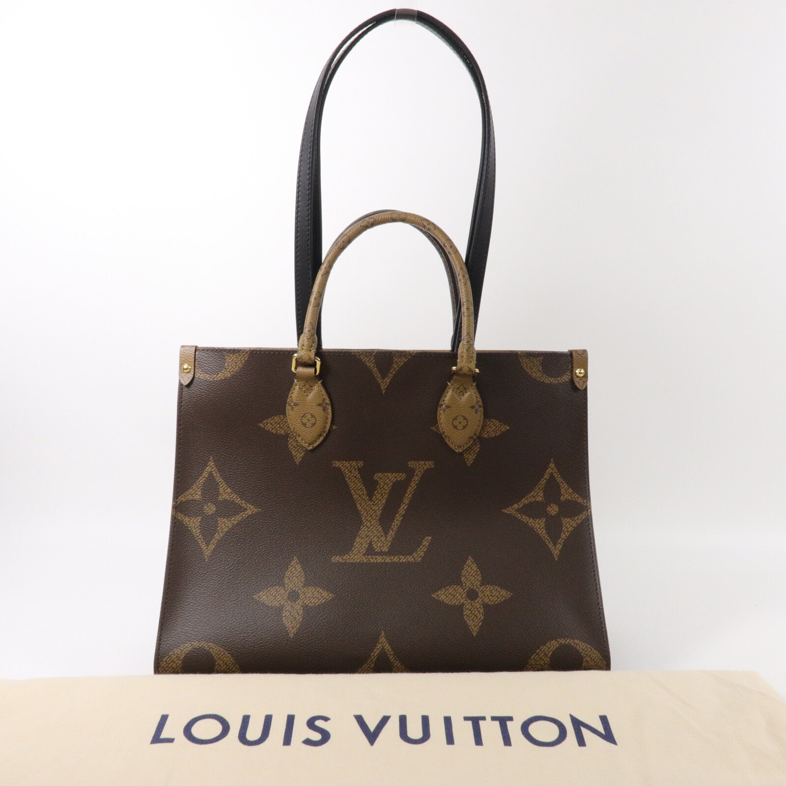 LOUIS VUITTON OnTheGo M45321 2-Way Bag Coated Canvas 8