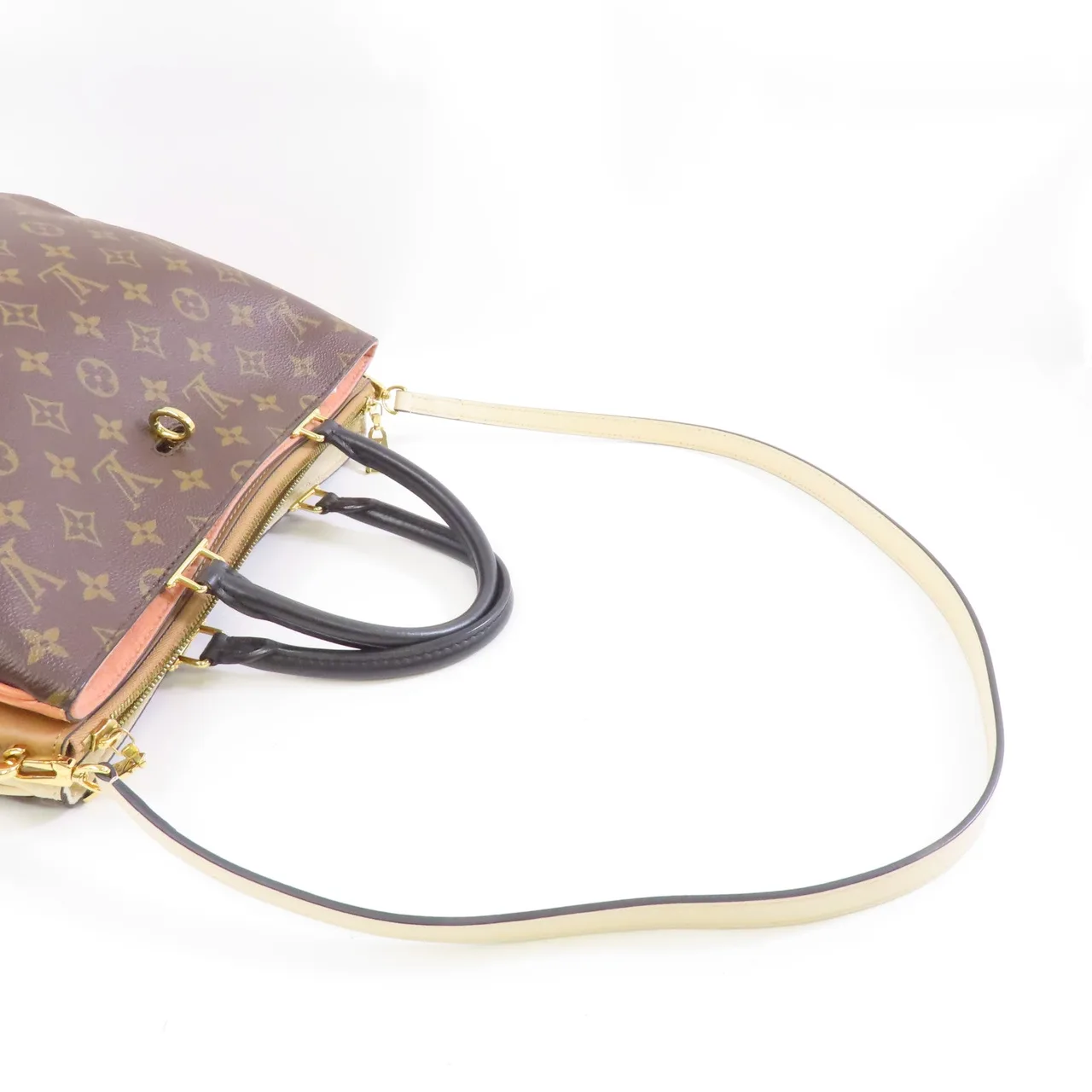 LOUIS VUITTON M44255 兩用包 塗層帆布 棕色 / 米色 塗層帆布 中古品B - 縮圖 8