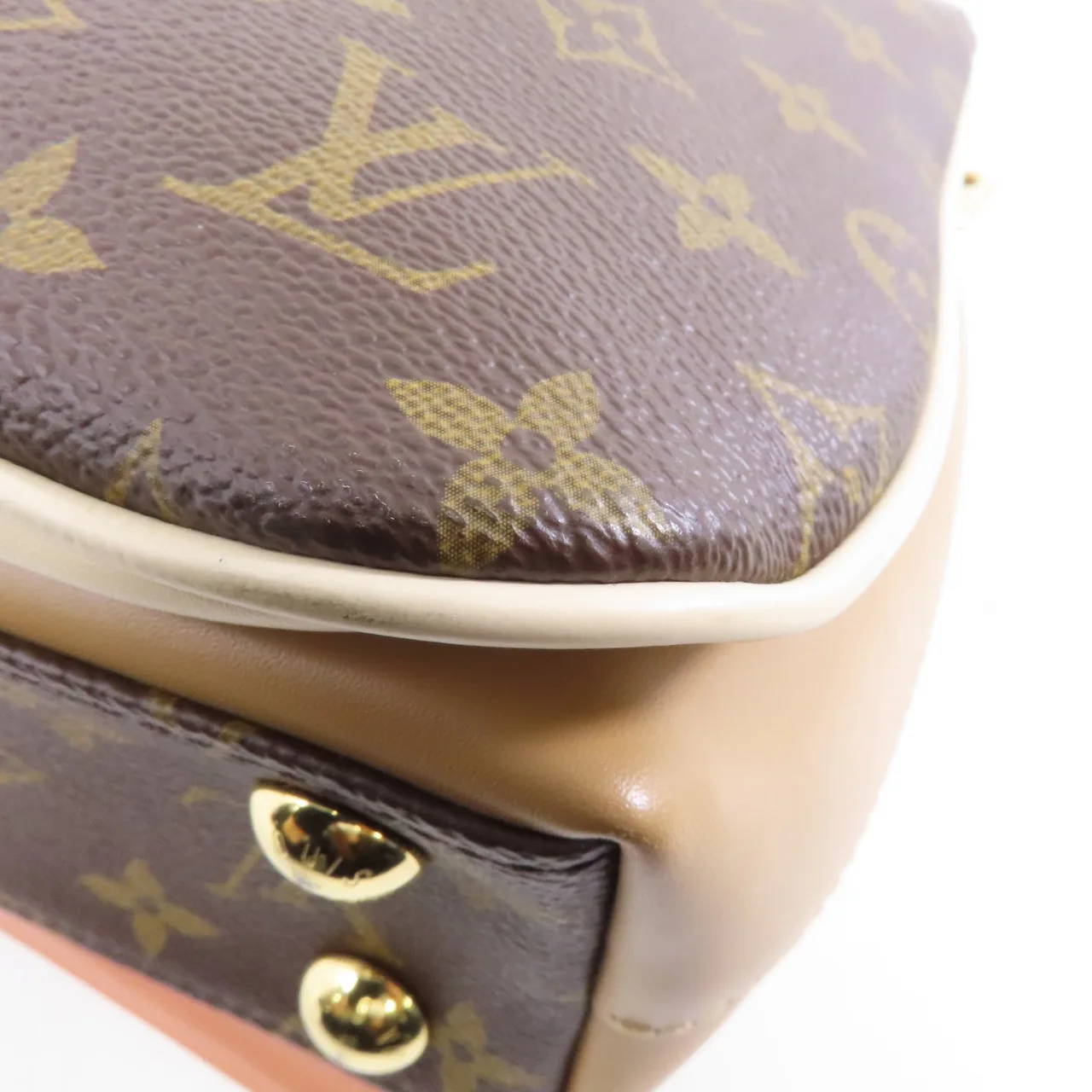 LOUIS VUITTON M44255 兩用包 塗層帆布 棕色 / 米色 塗層帆布 中古品B - 縮圖 14