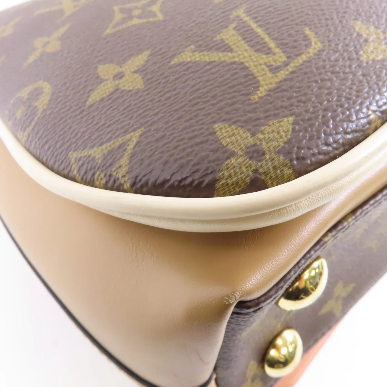 LOUIS VUITTON M44255 兩用包 塗層帆布 棕色 / 米色 塗層帆布 中古品B - 縮圖 15