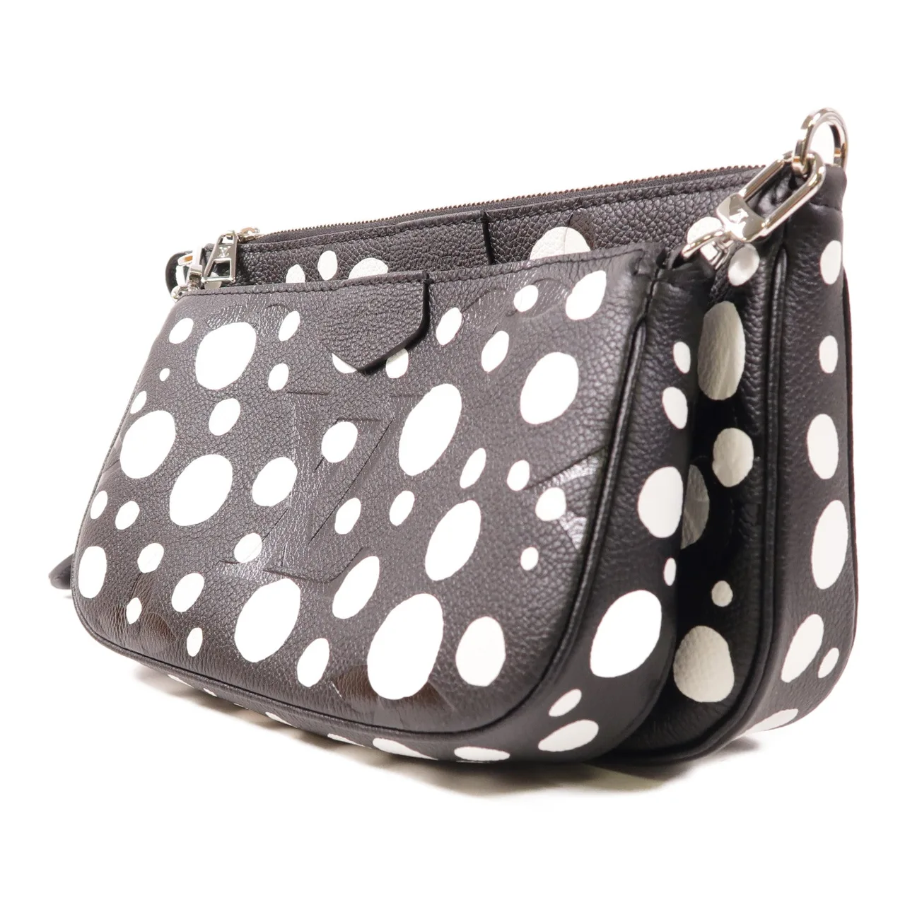 LOUIS VUITTON Multi Pochette M46410 兩用包 牛皮 黑色 / 白色 / Black 牛皮 新品 - 縮圖 3