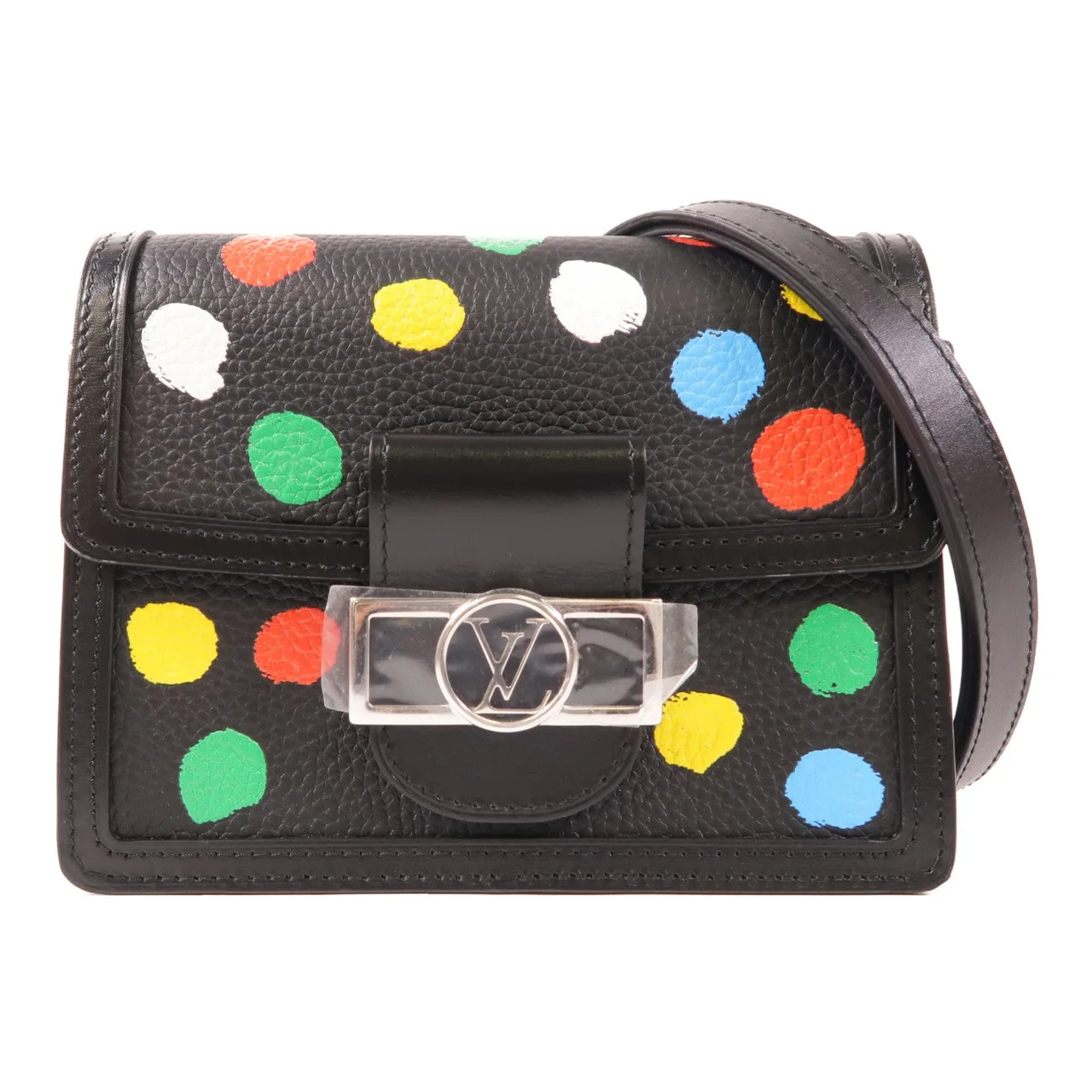 LOUIS VUITTON Dauphine M21750 Shoulder Bag Calfskin 黑色 / 多種顏色 / Black