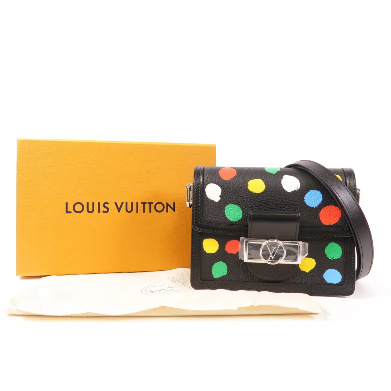 LOUIS VUITTON Dauphine M21750 肩背包 牛皮 黑色 / 多種顏色 / Black 牛皮 新品 - 縮圖 13