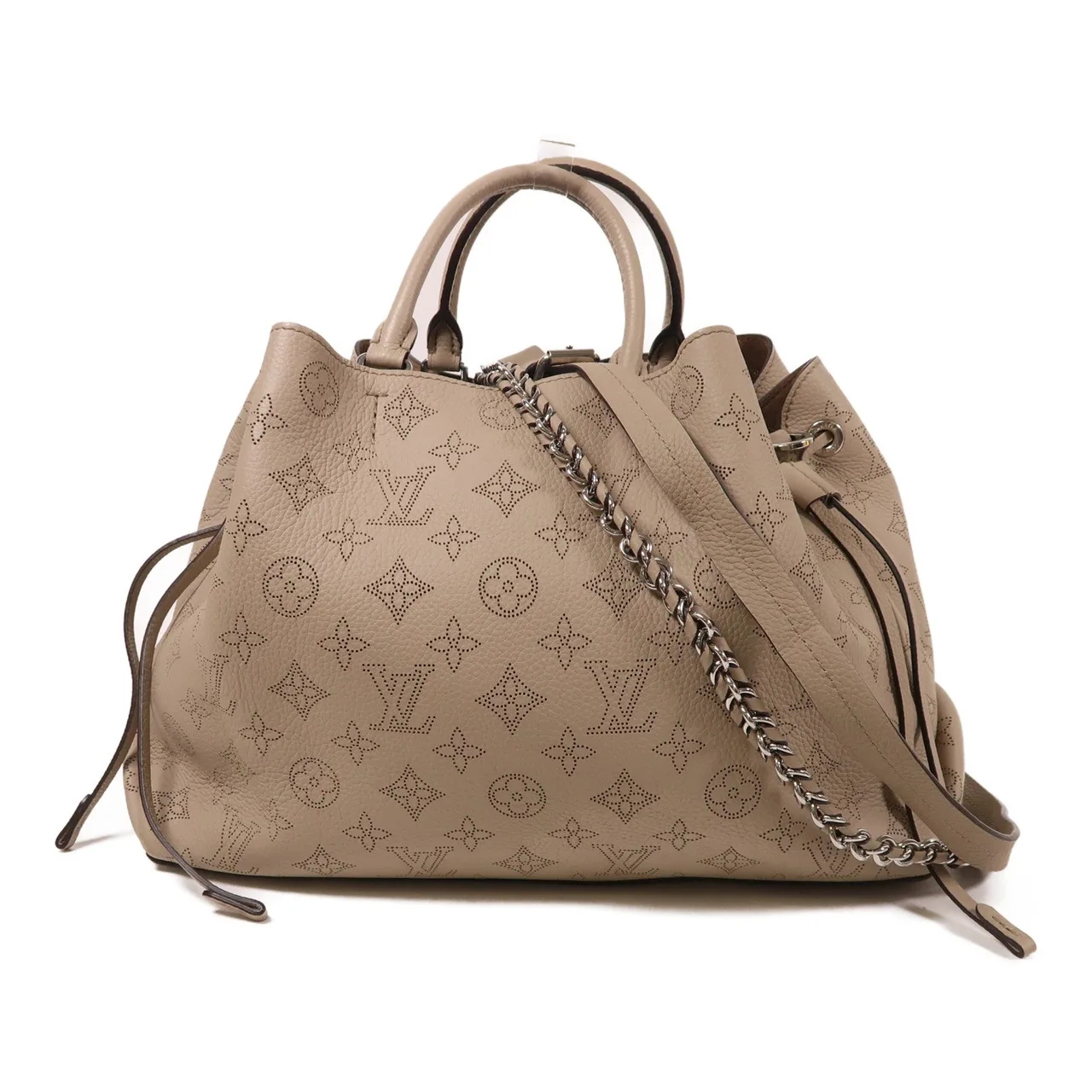 LOUIS VUITTON Bella M59201 2-Way Bag Calfskin 米色 / Galet Gray