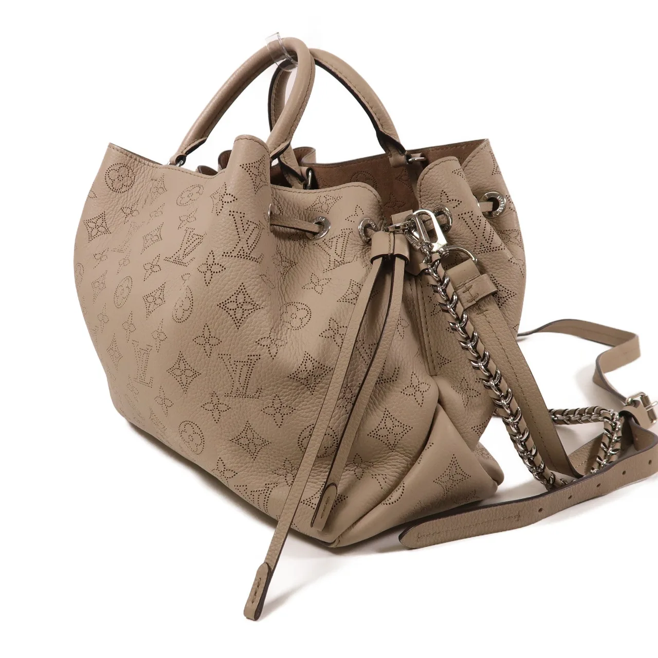 LOUIS VUITTON Bella M59201 兩用包 牛皮 米色 / Galet Gray 牛皮 中古品A - 縮圖 3