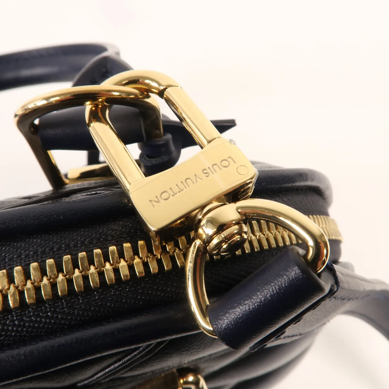 LOUIS VUITTON Malle M23666 兩用包 牛皮 海軍藍 / Navy 牛皮 中古品A - 縮圖 6