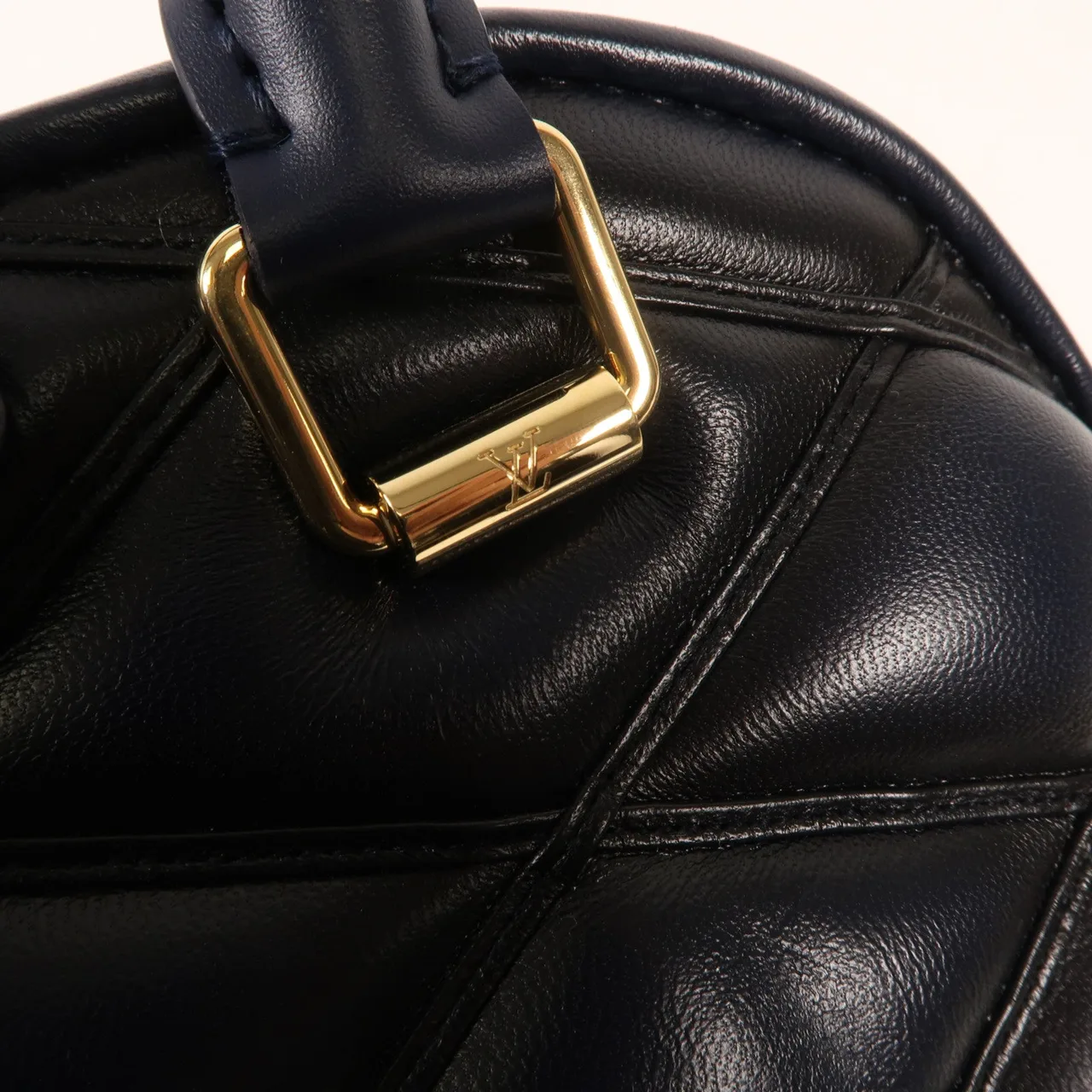 LOUIS VUITTON Malle M23666 兩用包 牛皮 海軍藍 / Navy 牛皮 中古品A - 縮圖 7