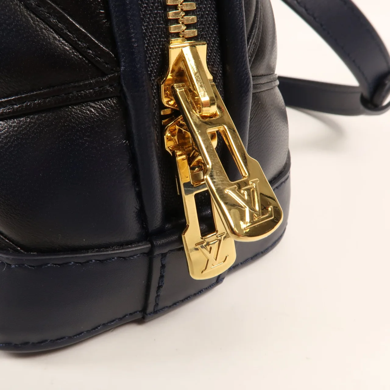 LOUIS VUITTON Malle M23666 兩用包 牛皮 海軍藍 / Navy 牛皮 中古品A - 縮圖 9