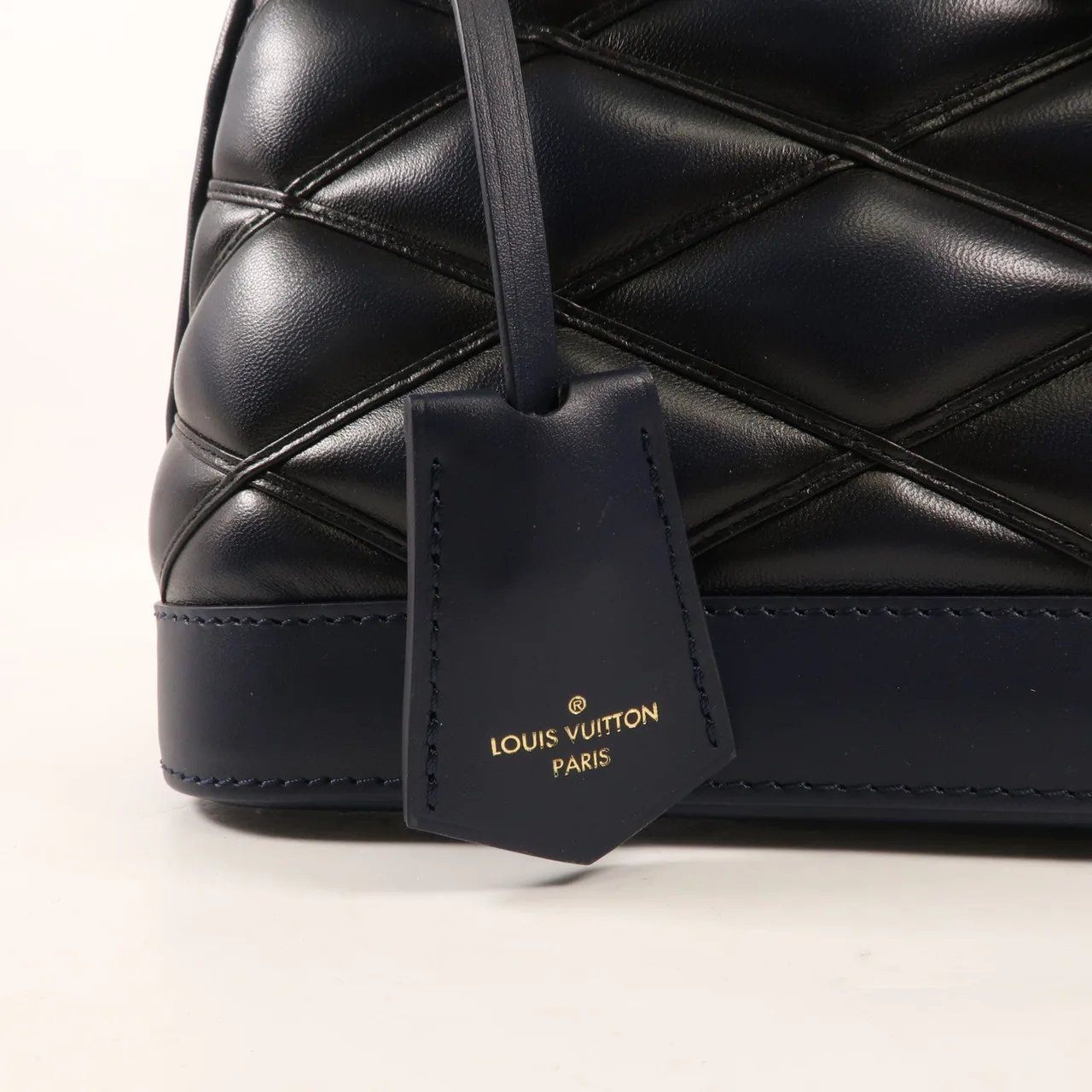 LOUIS VUITTON Malle M23666 兩用包 牛皮 海軍藍 / Navy 牛皮 中古品A - 縮圖 14