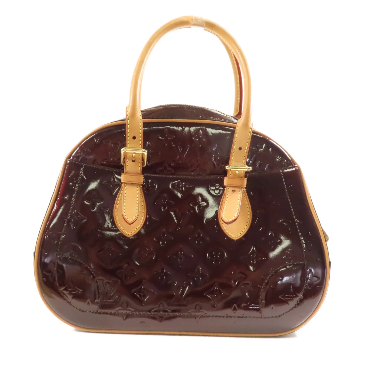 LOUIS VUITTON M93516 Handbag Leather 紅色 / Amavante