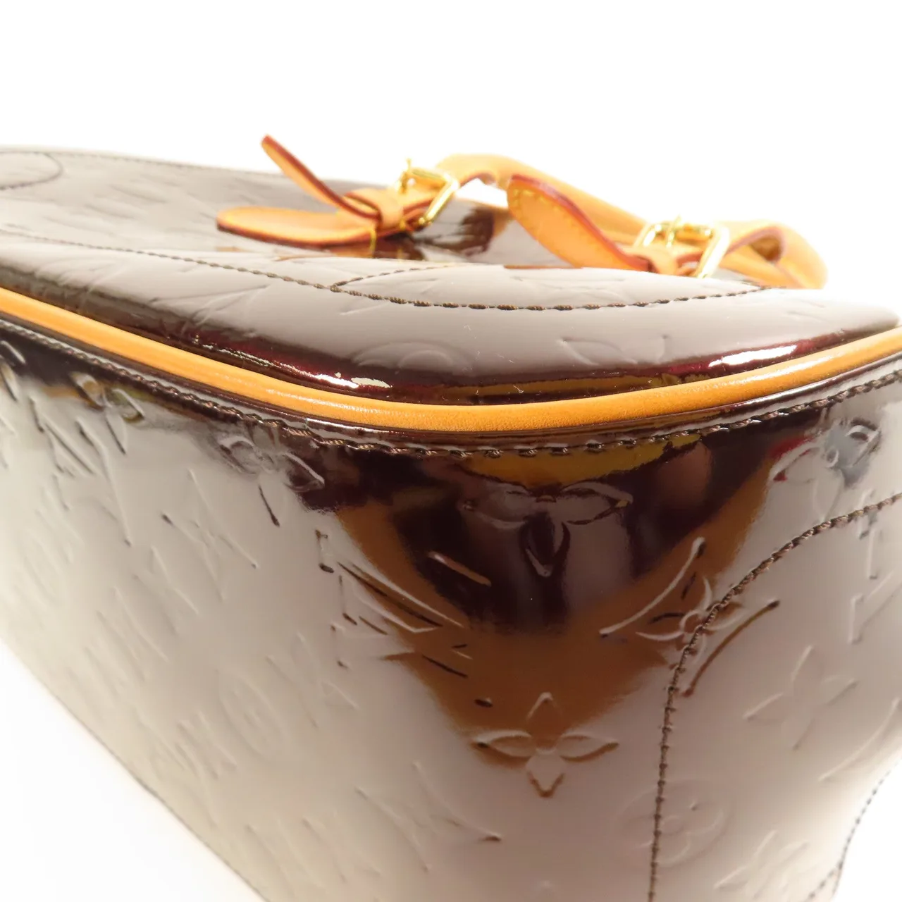 LOUIS VUITTON M93516 手提包 皮革 紅色 / Amavante 皮革 中古品B - 縮圖 6