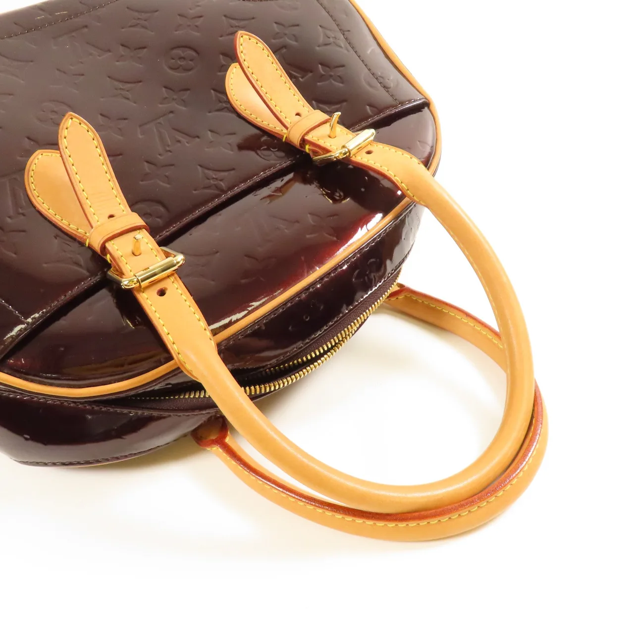 LOUIS VUITTON M93516 手提包 皮革 紅色 / Amavante 皮革 中古品B - 縮圖 9