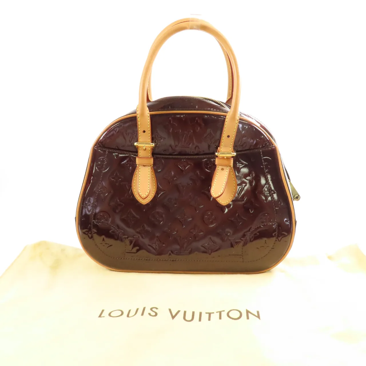 LOUIS VUITTON M93516 手提包 皮革 紅色 / Amavante 皮革 中古品B - 縮圖 12