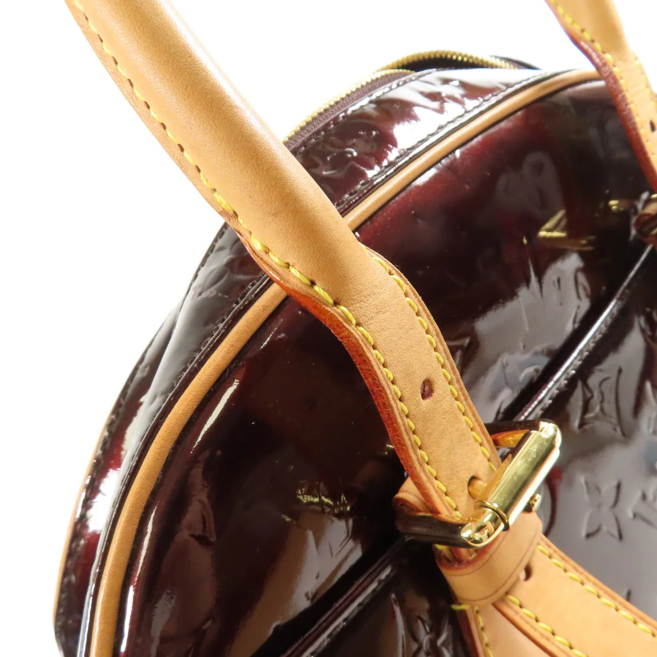 LOUIS VUITTON M93516 手提包 皮革 紅色 / Amavante 皮革 中古品B - 縮圖 14