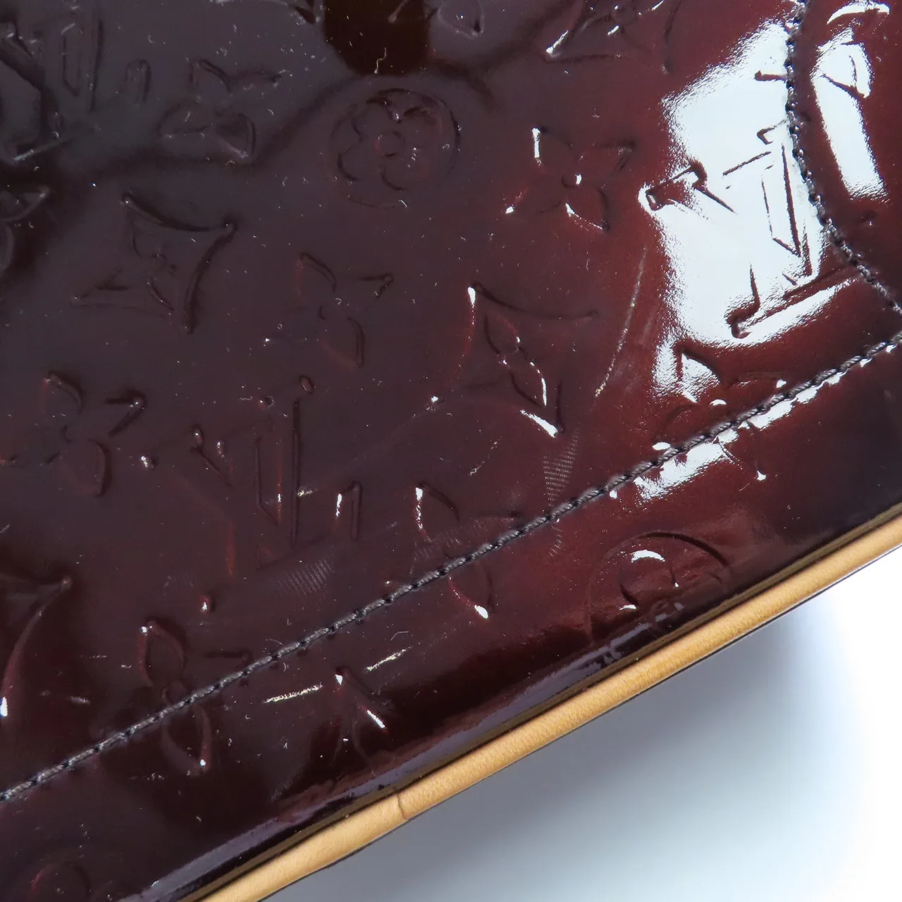 LOUIS VUITTON M93516 手提包 皮革 紅色 / Amavante 皮革 中古品B - 縮圖 18