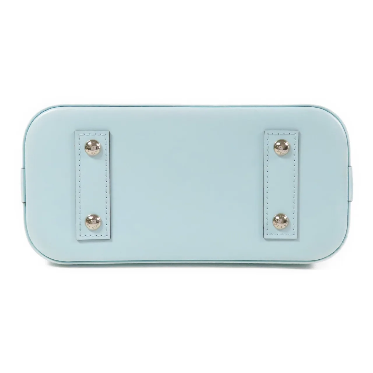 LOUIS VUITTON Alma M59345 兩用包 皮革 藍色 / Blue 皮革 中古品B - 縮圖 4