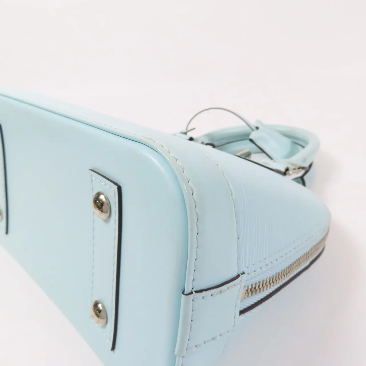 LOUIS VUITTON Alma M59345 兩用包 皮革 藍色 / Blue 皮革 中古品B - 縮圖 5