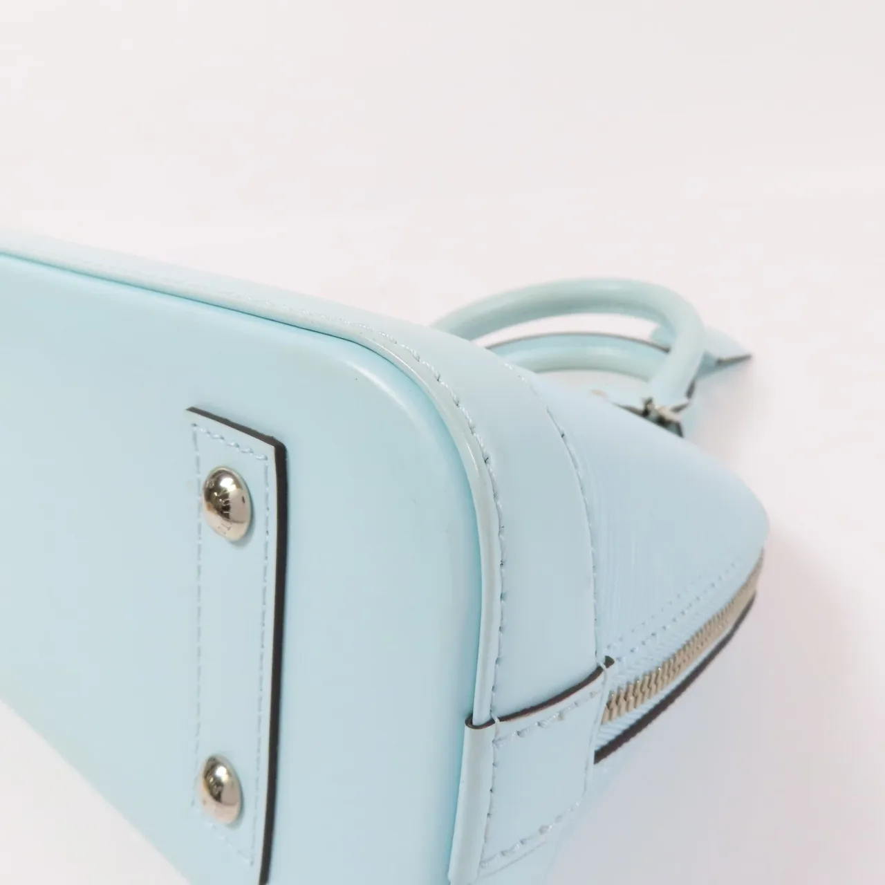 LOUIS VUITTON Alma M59345 兩用包 皮革 藍色 / Blue 皮革 中古品B - 縮圖 7