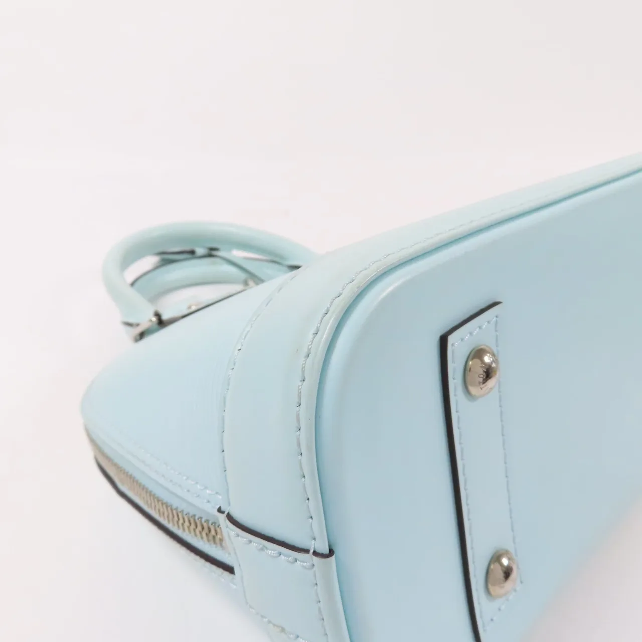 LOUIS VUITTON Alma M59345 兩用包 皮革 藍色 / Blue 皮革 中古品B - 縮圖 8