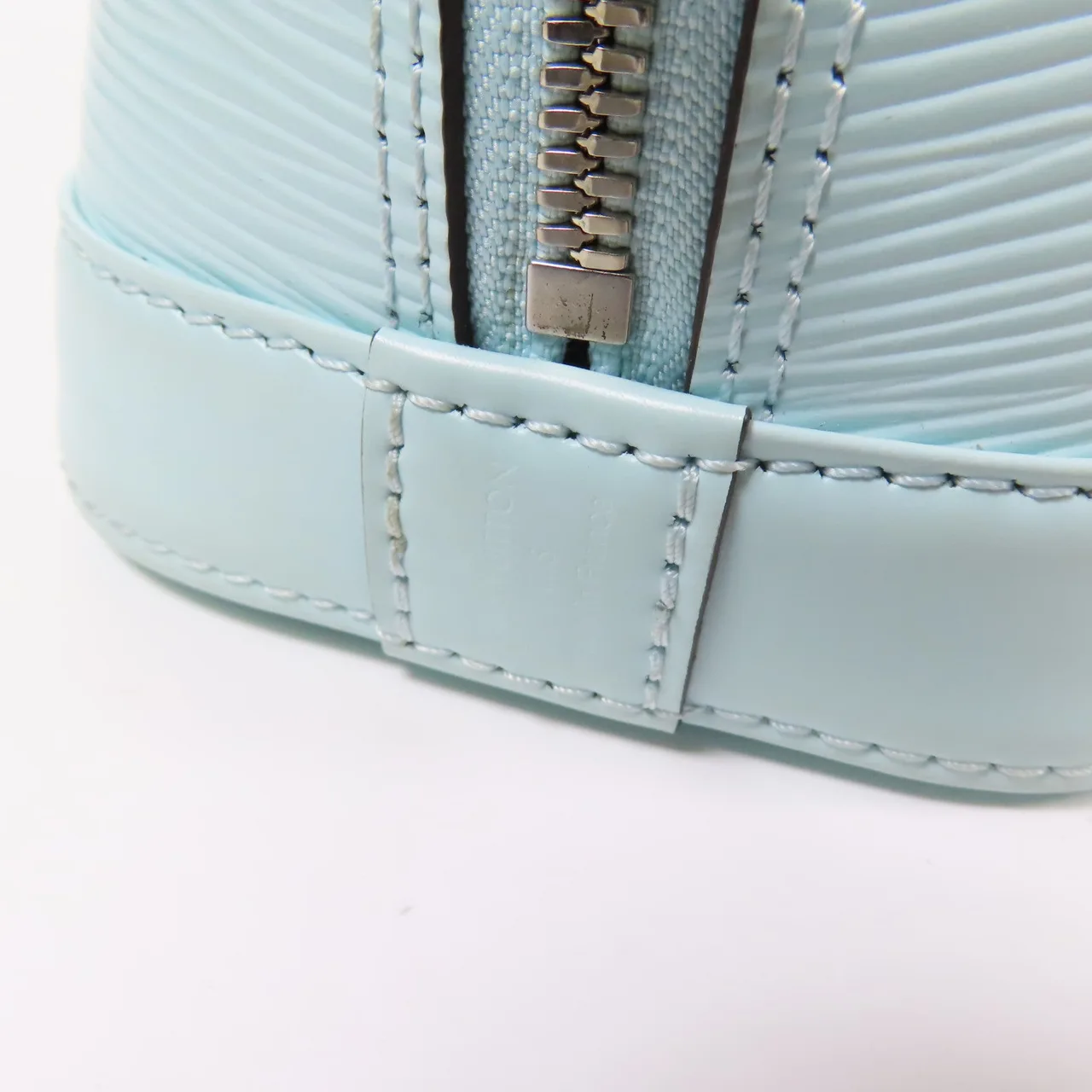 LOUIS VUITTON Alma M59345 兩用包 皮革 藍色 / Blue 皮革 中古品B - 縮圖 11