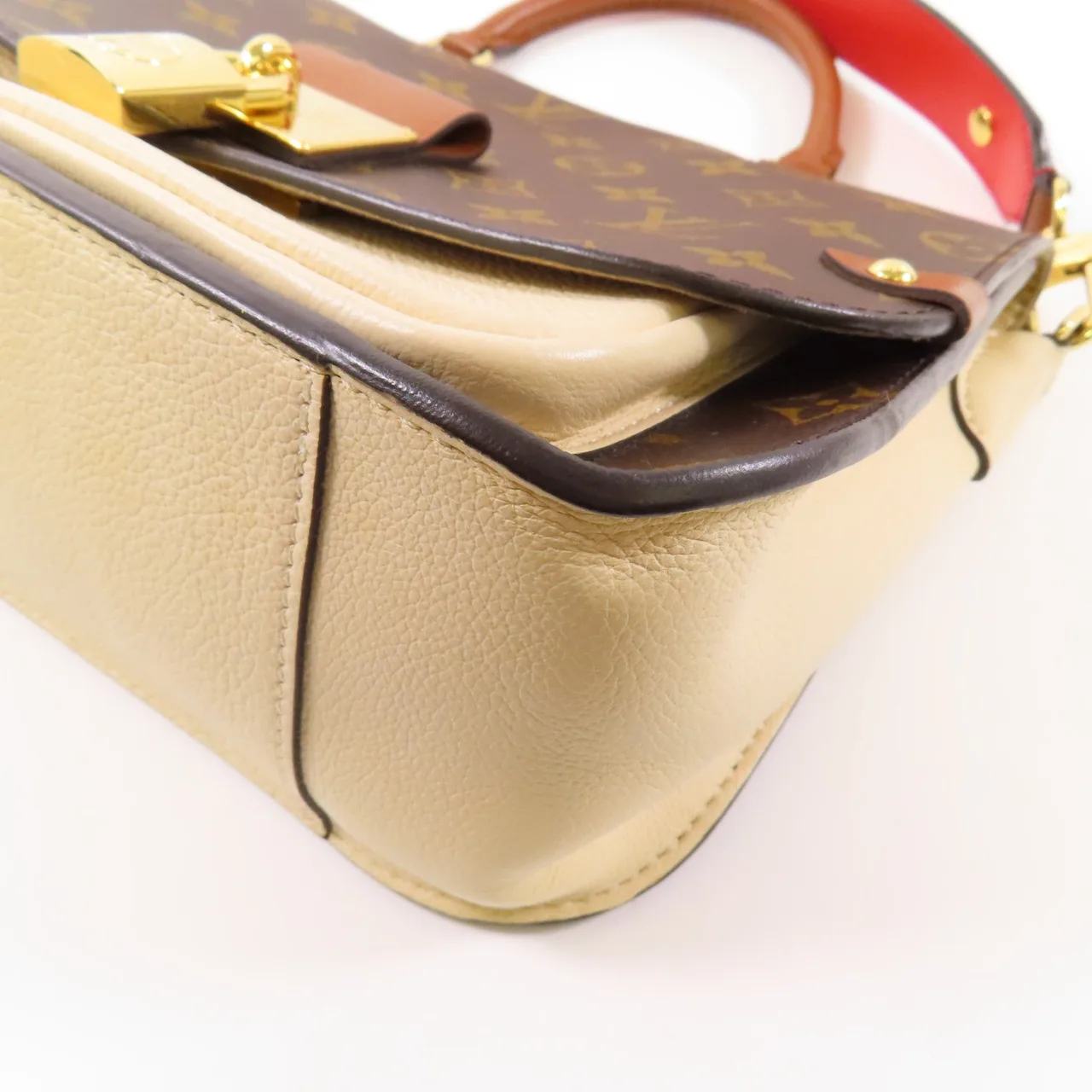 LOUIS VUITTON M44353 兩用包 塗層帆布 棕色 / 米色 / Beige 塗層帆布 中古品B - 縮圖 6