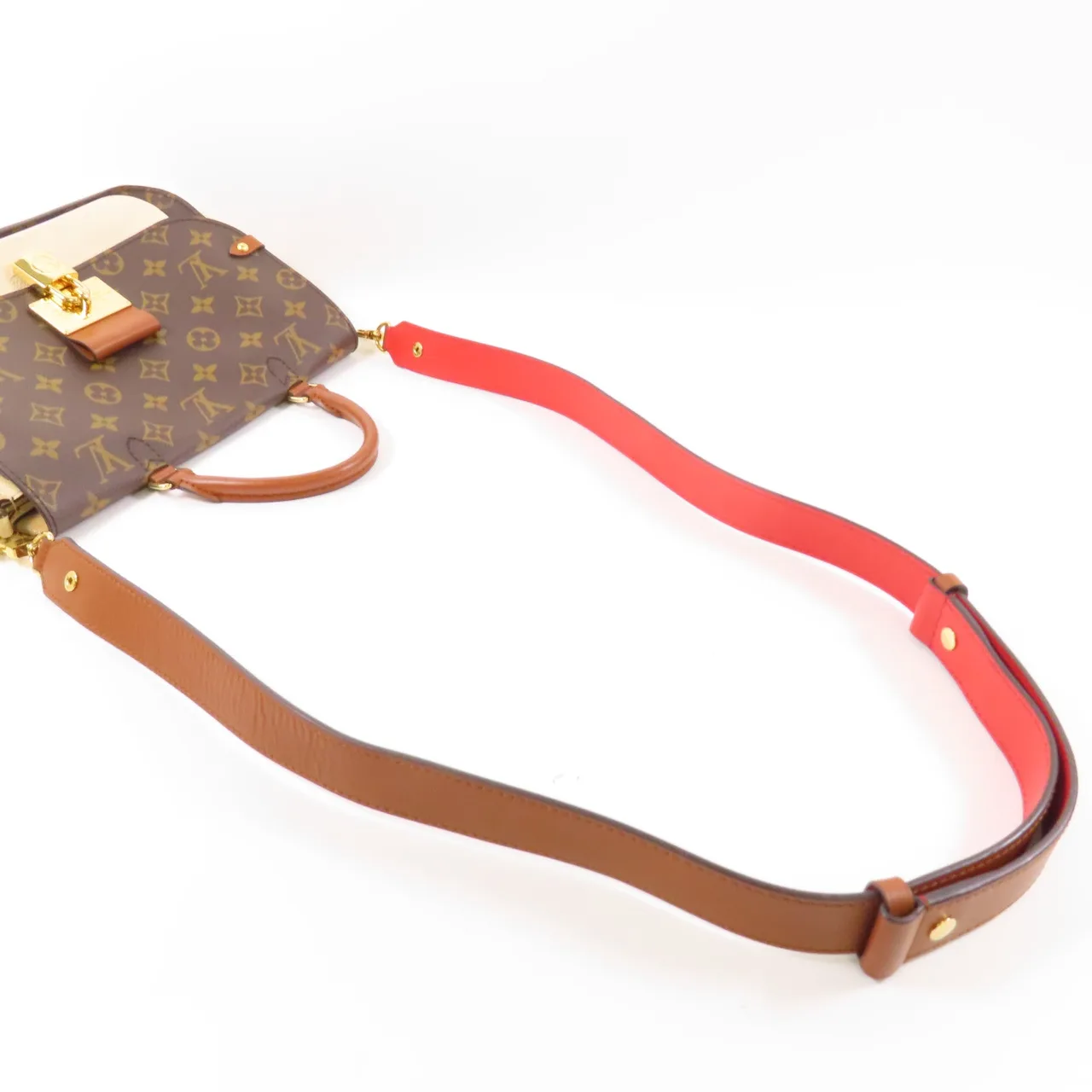 LOUIS VUITTON M44353 兩用包 塗層帆布 棕色 / 米色 / Beige 塗層帆布 中古品B - 縮圖 9
