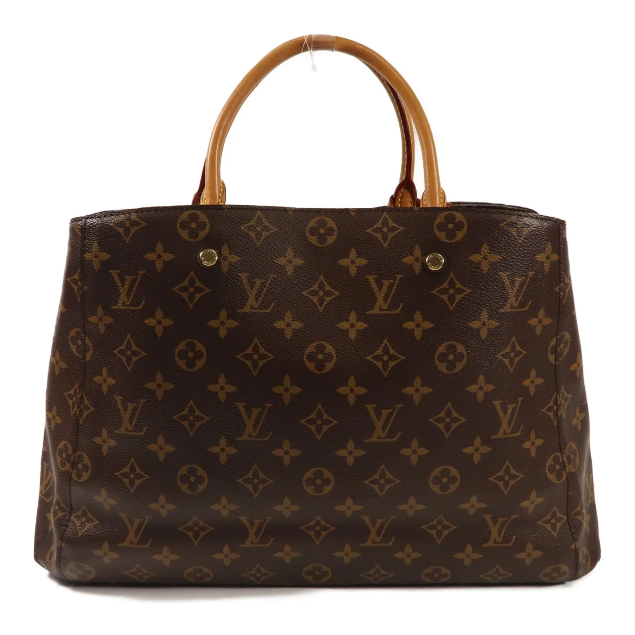 LOUIS VUITTON Montaigne M41056 兩用包 塗層帆布 棕色 / Brown 塗層帆布 中古品A - 縮圖 2