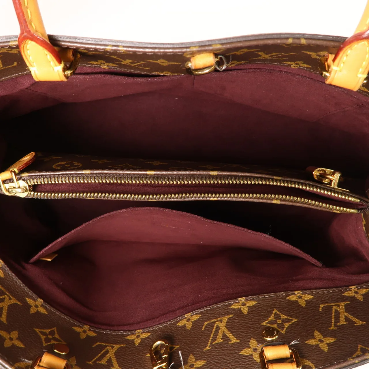 LOUIS VUITTON Montaigne M41056 兩用包 塗層帆布 棕色 / Brown 塗層帆布 中古品A - 縮圖 5