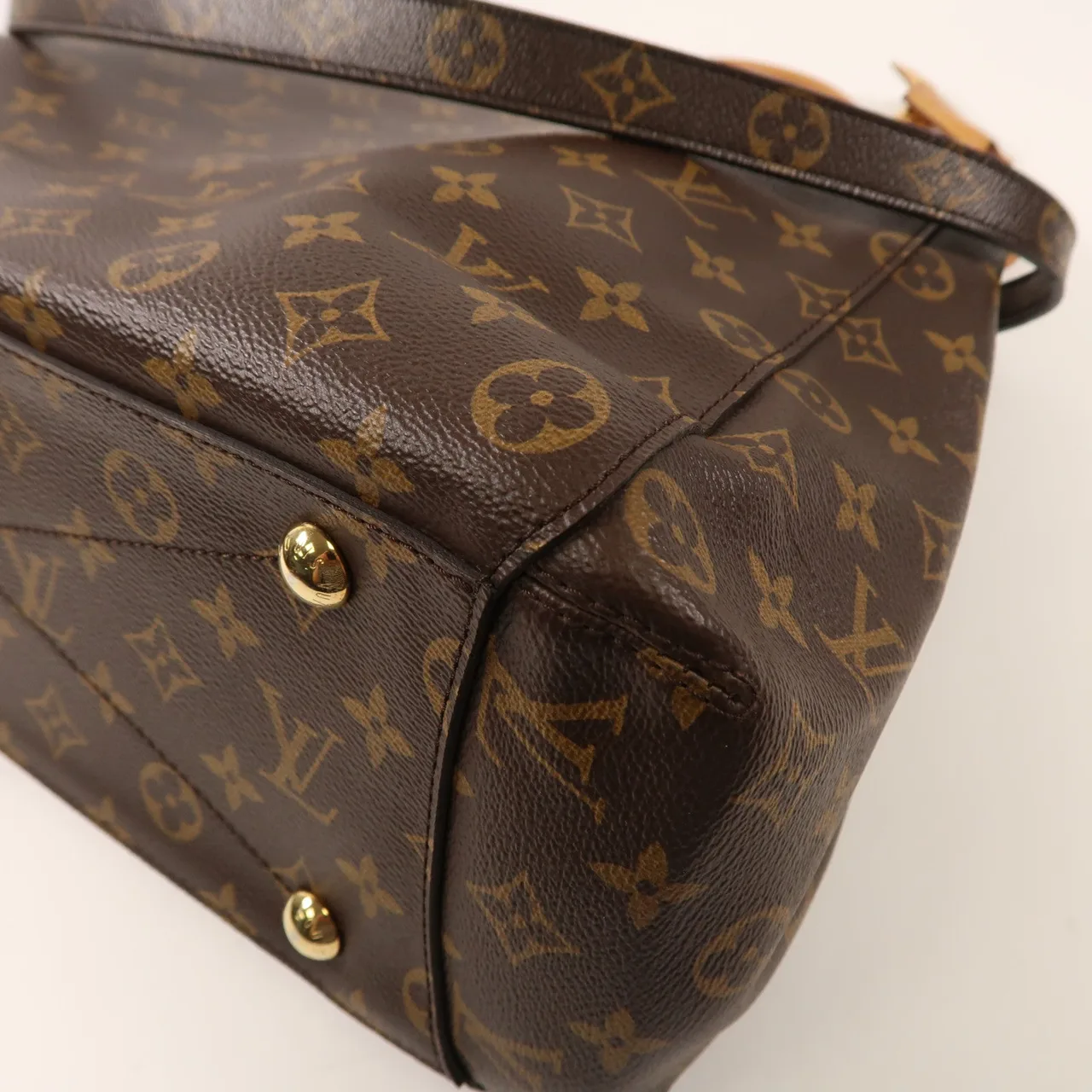 LOUIS VUITTON Montaigne M41056 兩用包 塗層帆布 棕色 / Brown 塗層帆布 中古品A - 縮圖 13