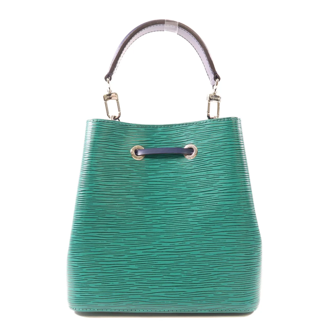 LOUIS VUITTON NeoNoe M53610 兩用包 牛皮 綠色 / 海軍藍 / Green/Blue 牛皮 中古品A - 縮圖 2