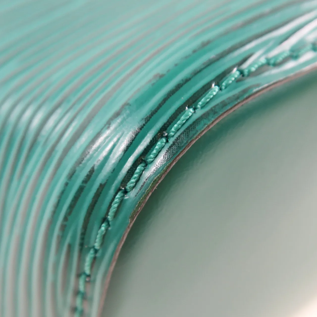 LOUIS VUITTON NeoNoe M53610 兩用包 牛皮 綠色 / 海軍藍 / Green/Blue 牛皮 中古品A - 縮圖 7